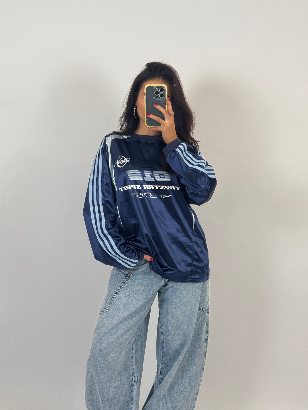 NAVY LONGSLEEVE JERSEY SIZE M