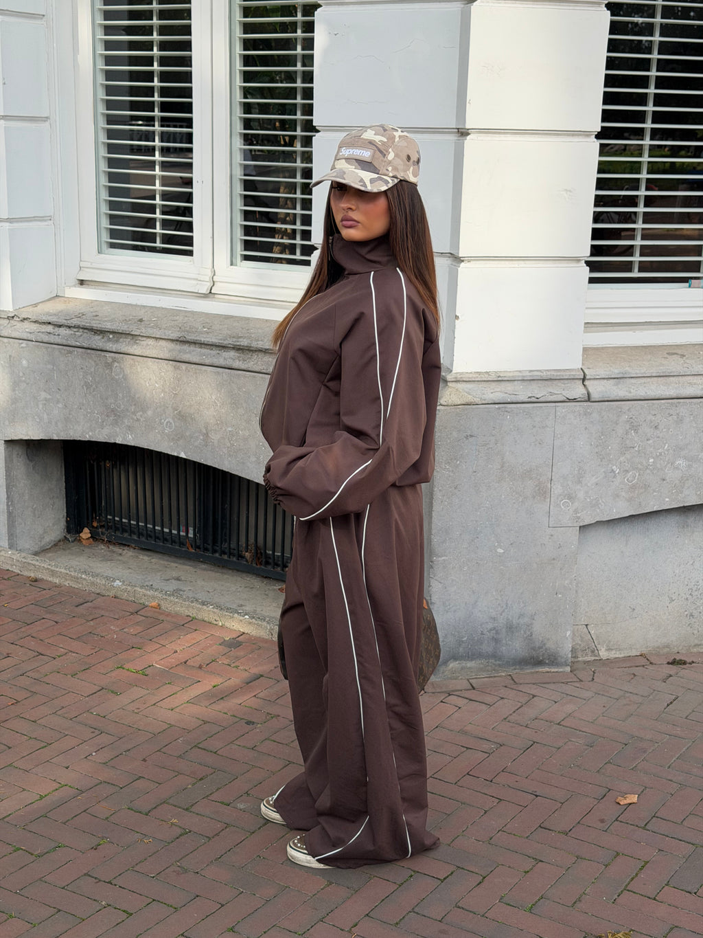PIEN WINDBREAKER SUIT CHOCO