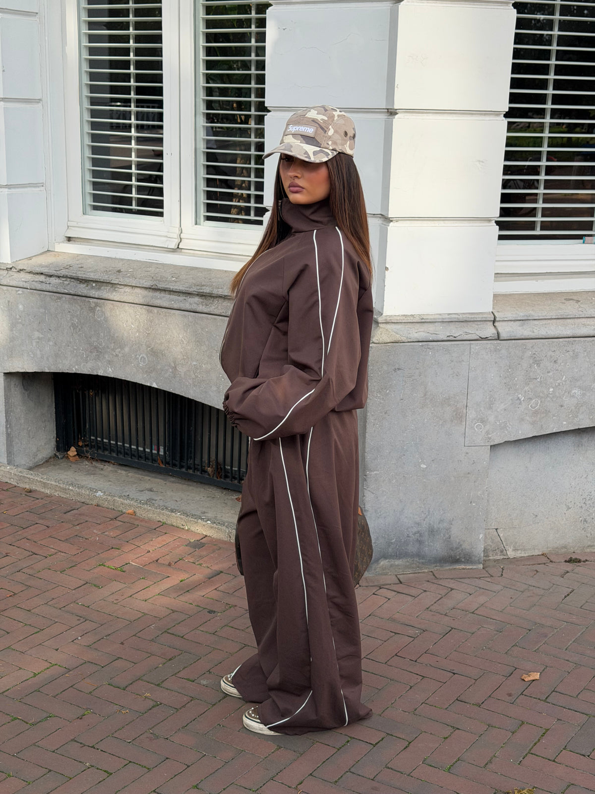 PIEN WINDBREAKER SUIT CHOCO