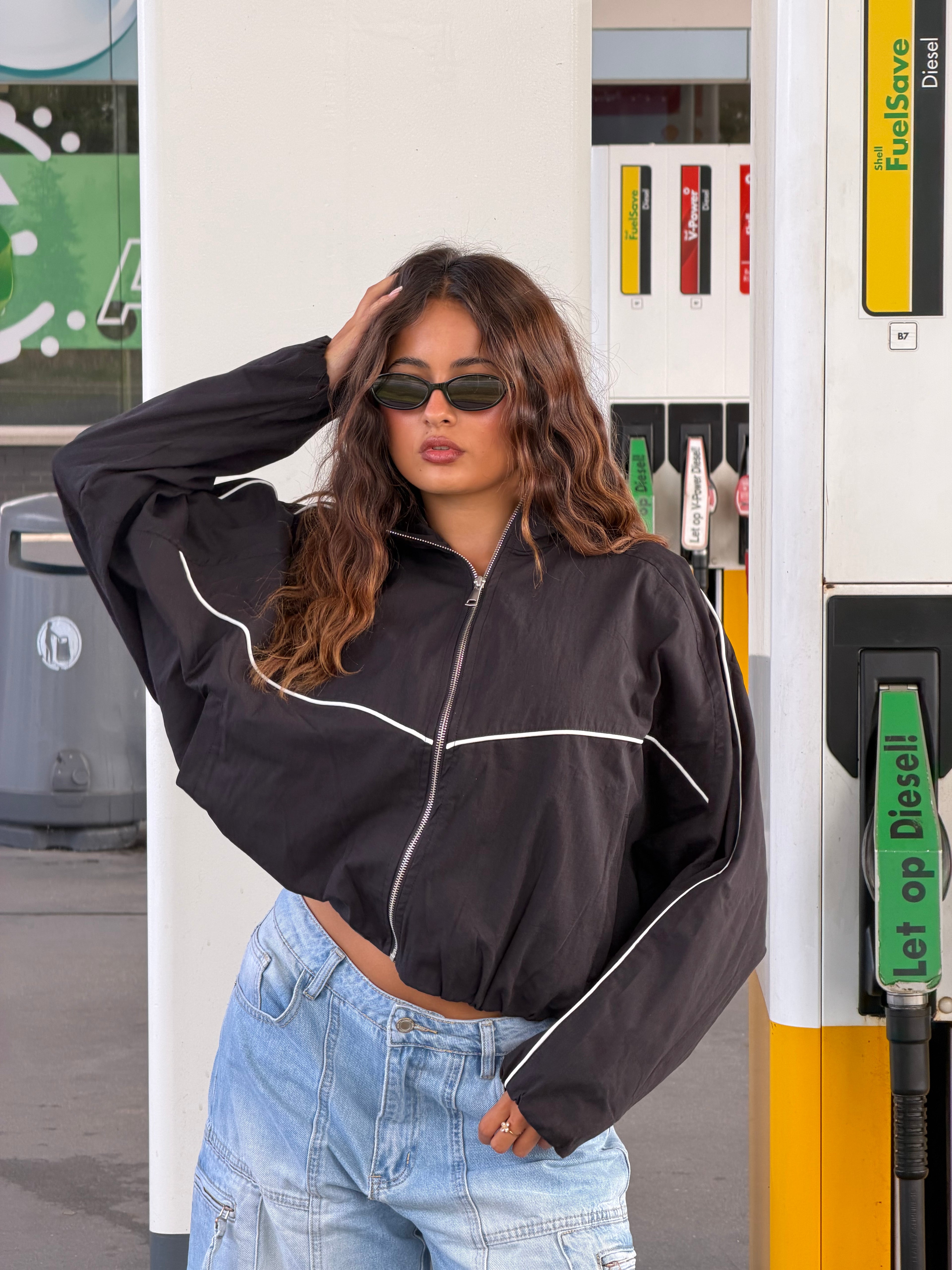 THE WINDBREAKER JACKET BLACK