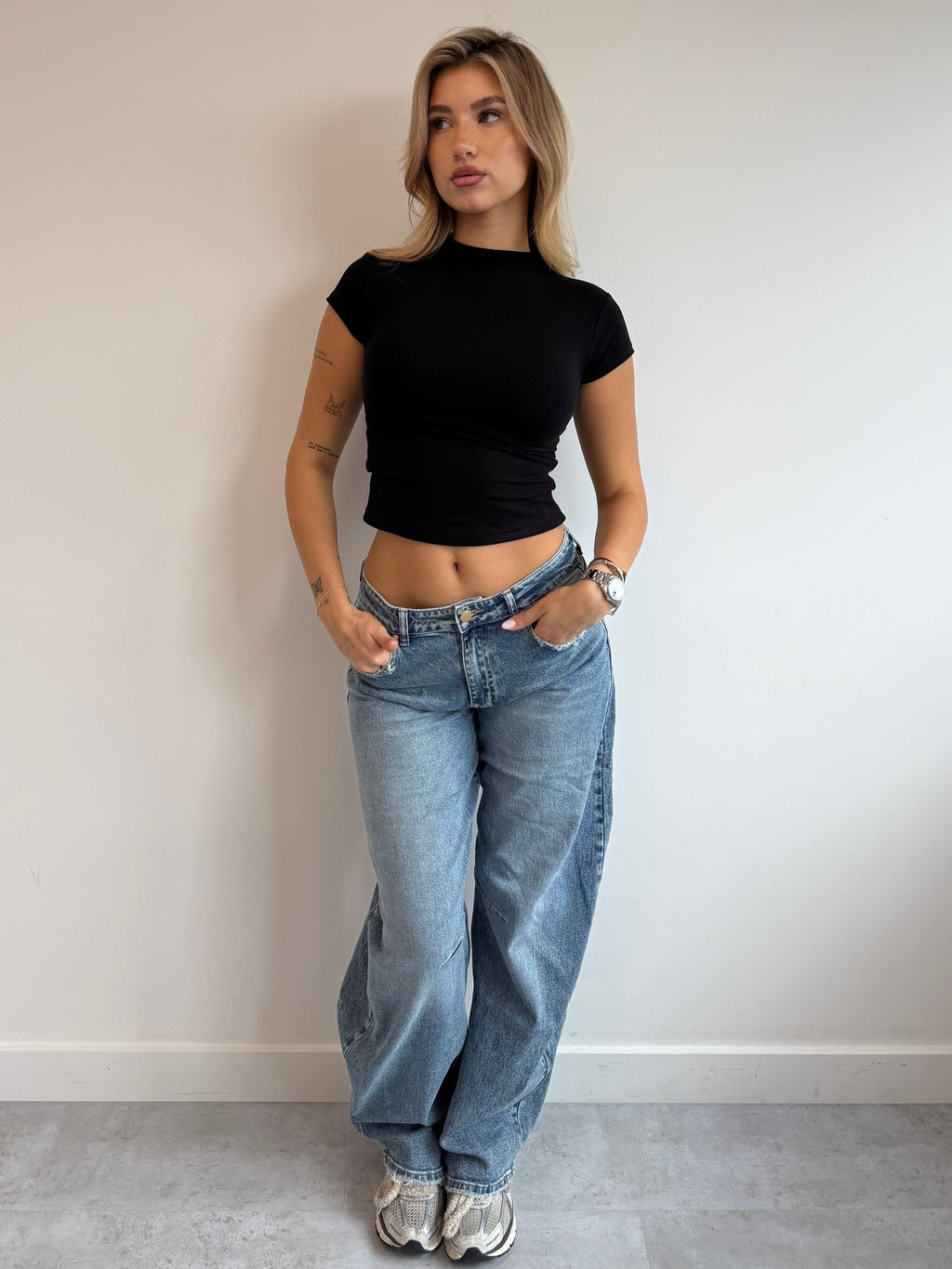 BARREL STRETCH JEANS