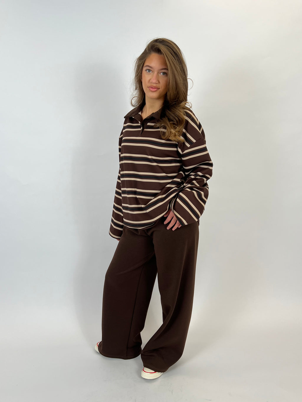 POLO COMFY SET CHOCO