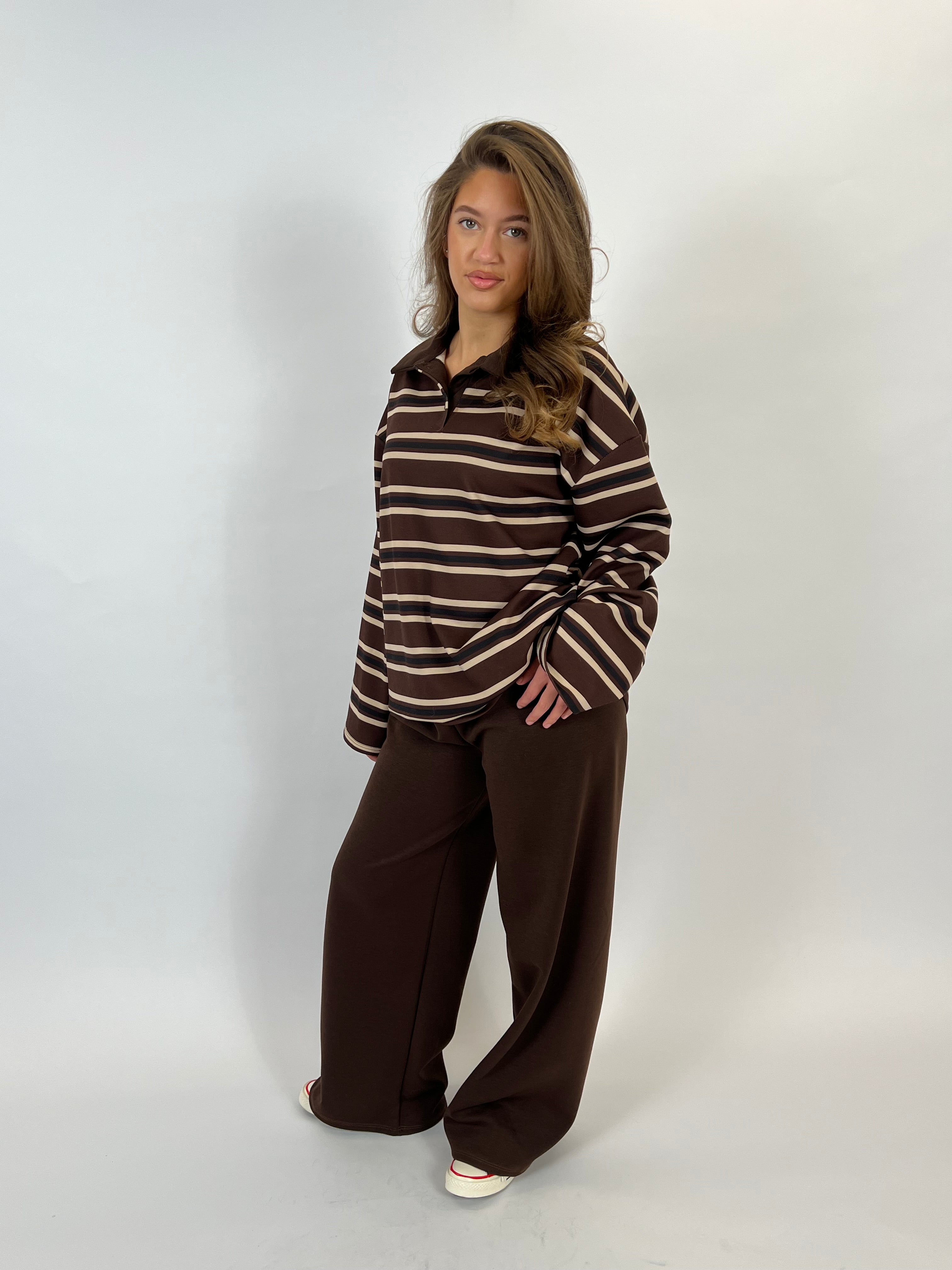 POLO COMFY SET CHOCO