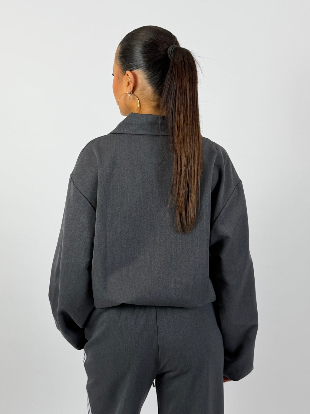 SUIT BOMBER GREY