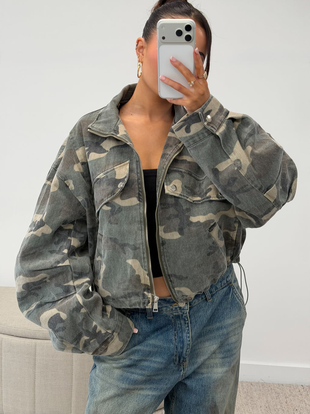 BOMBER CAMO JACKET