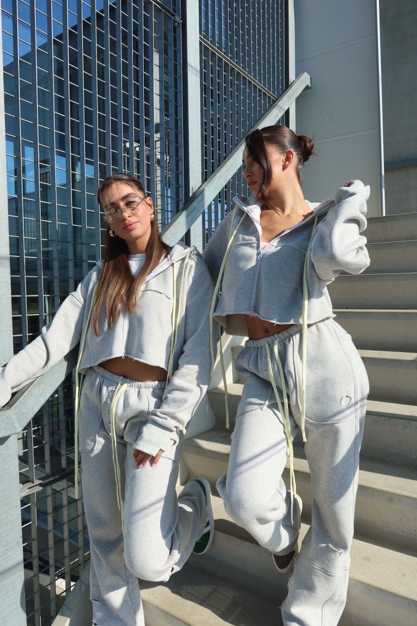 PREMIUM QUALITY PRIORITY DRAWSTRING TRACKSUIT GREY