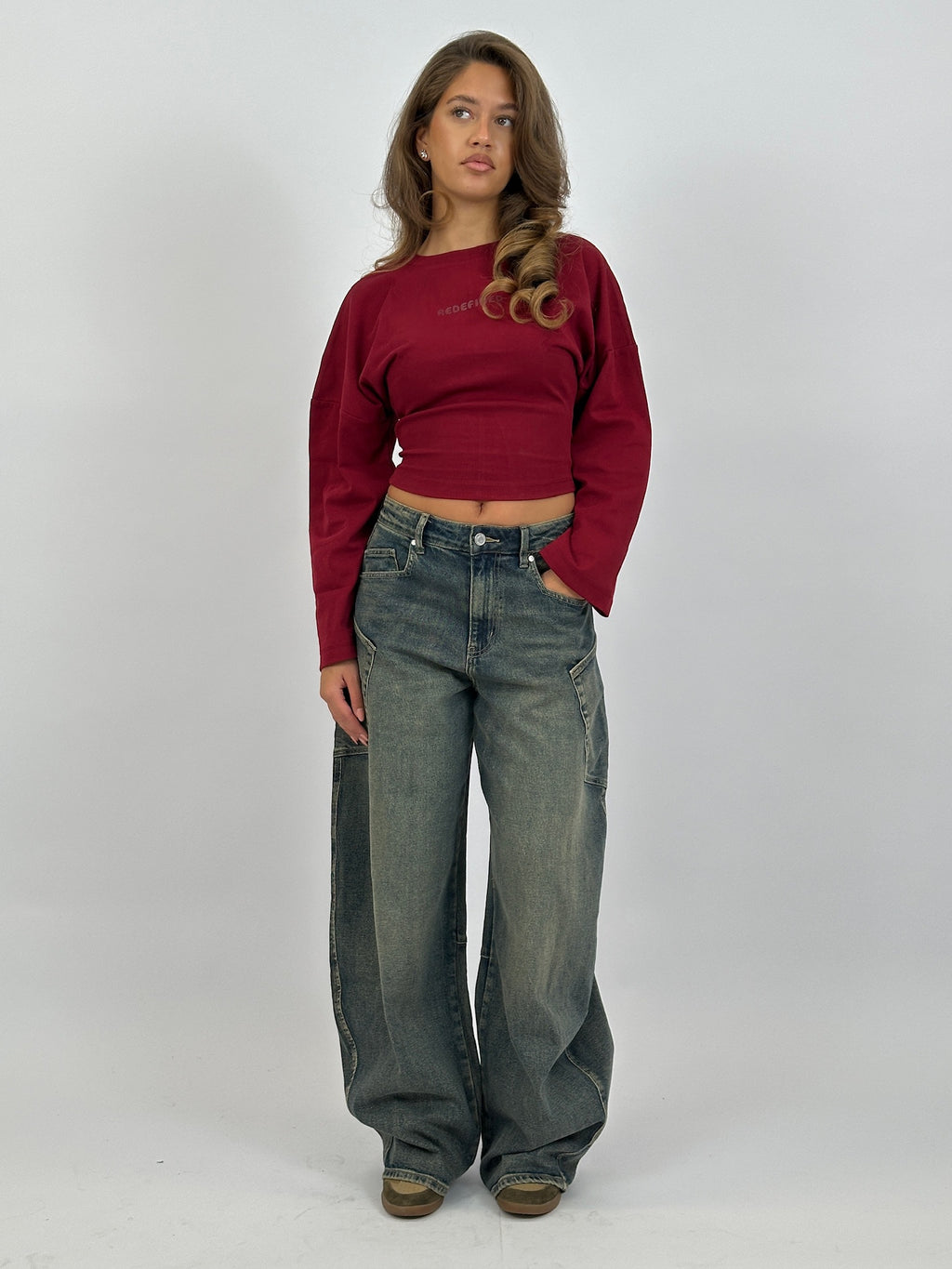 SNATCH SWEAT LONGSLEEVE RED