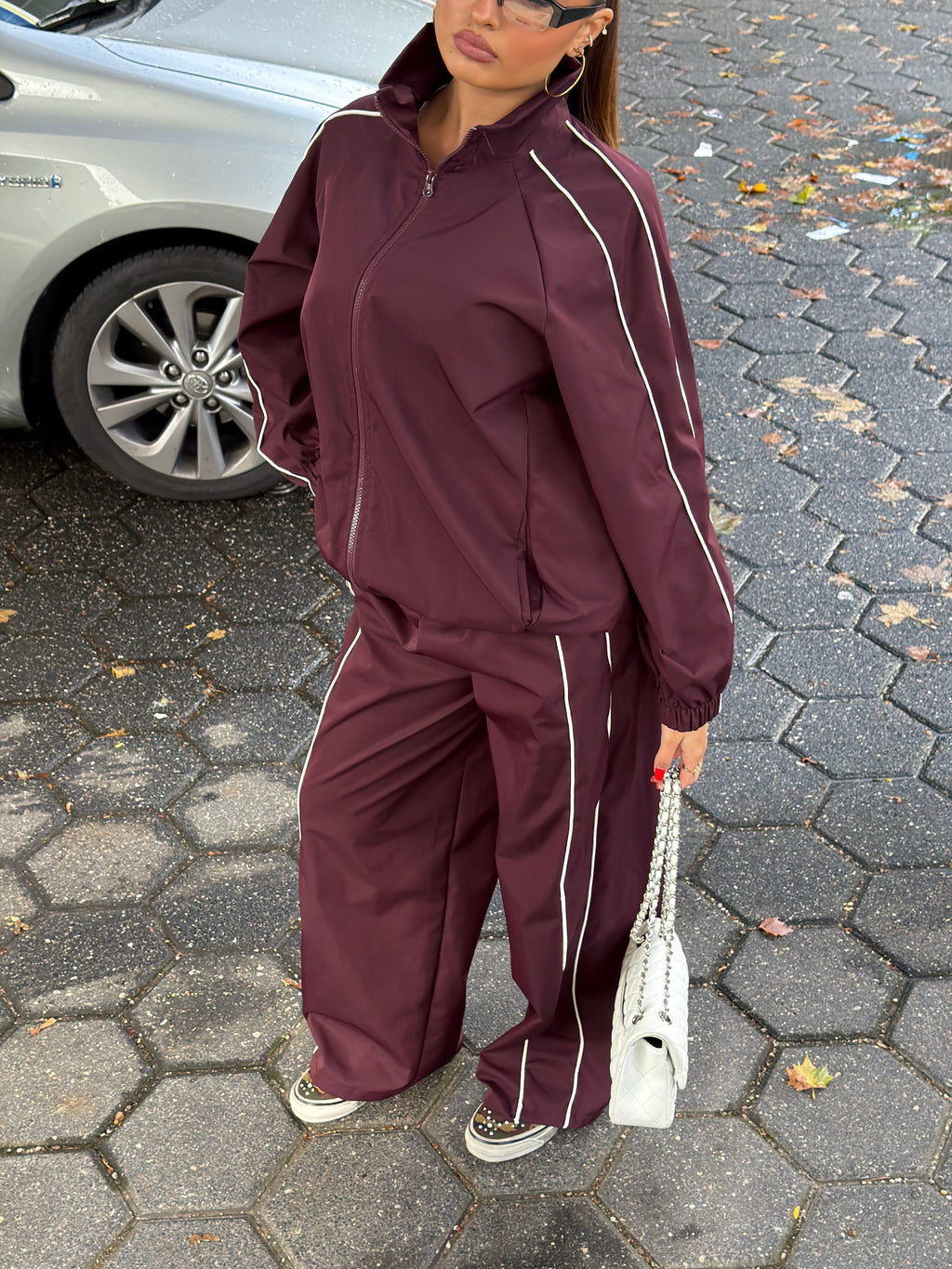 PIEN WINDJACKPAK BORDEAUX