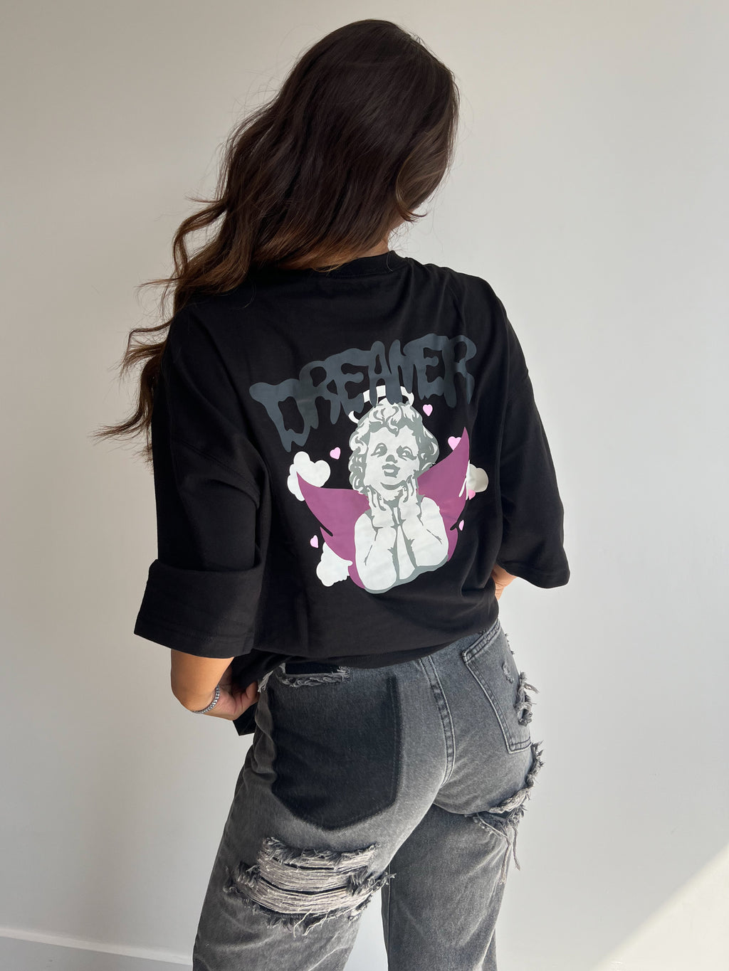 DREAMER TEE BLACK PINK