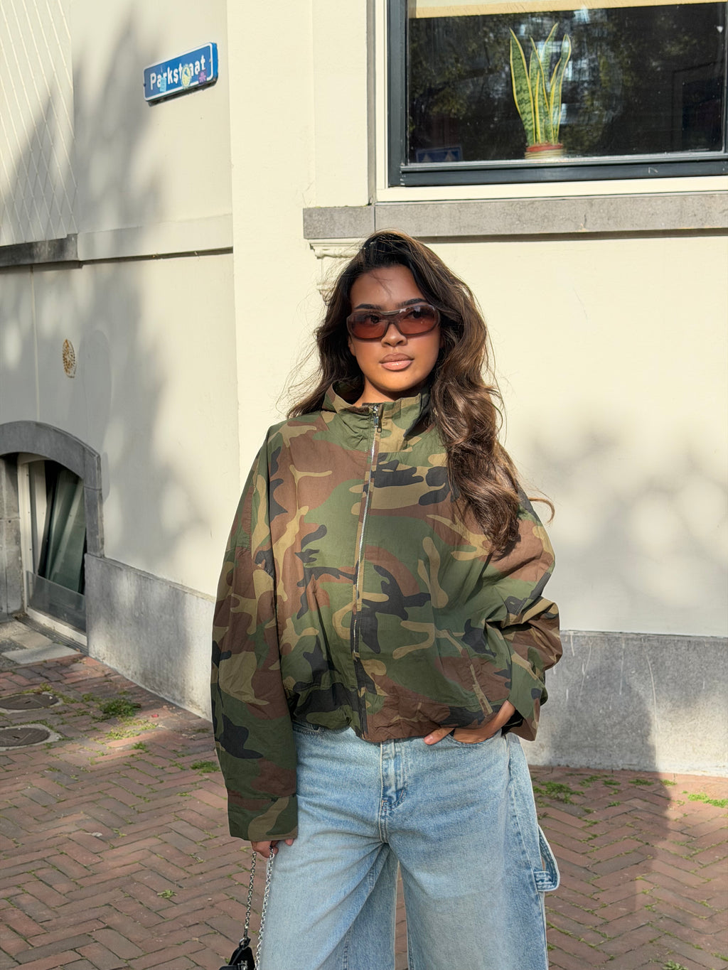 CAMO WINDBREAKER JACKET