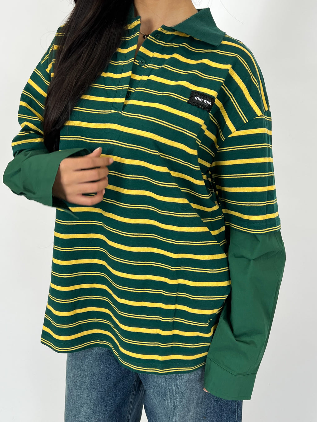 MIMI INSPIRED SHIRT LONGSLEEVE BRAZIL COLOURS