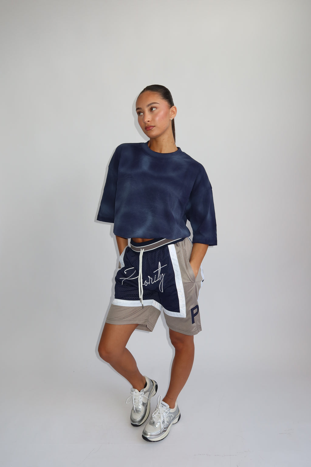 PRIORITY JERSEY LONG SHORT NAVY