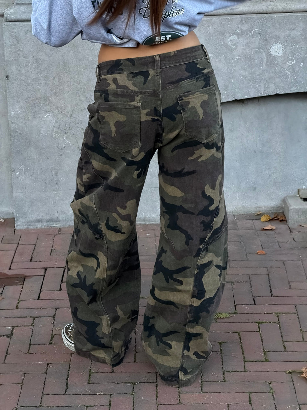 OVERLAP CAMO JEANS
