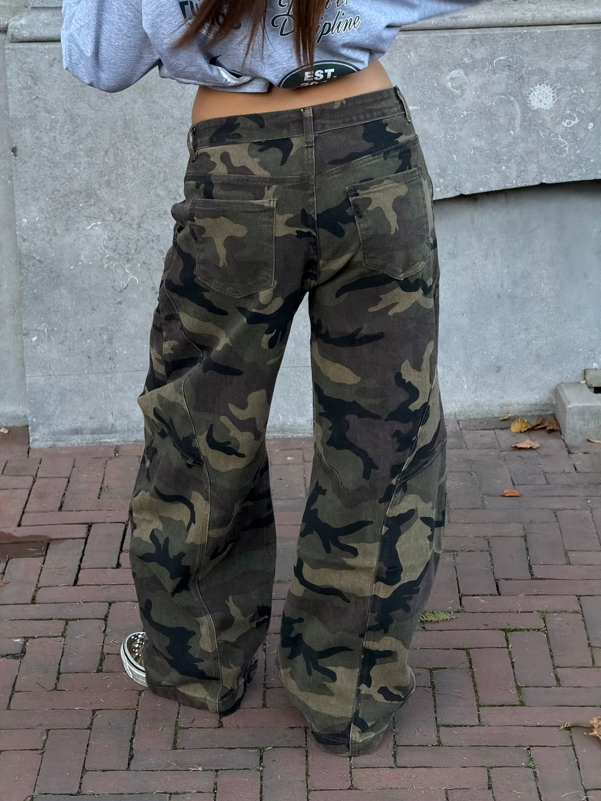 OVERLAP CAMO JEANS