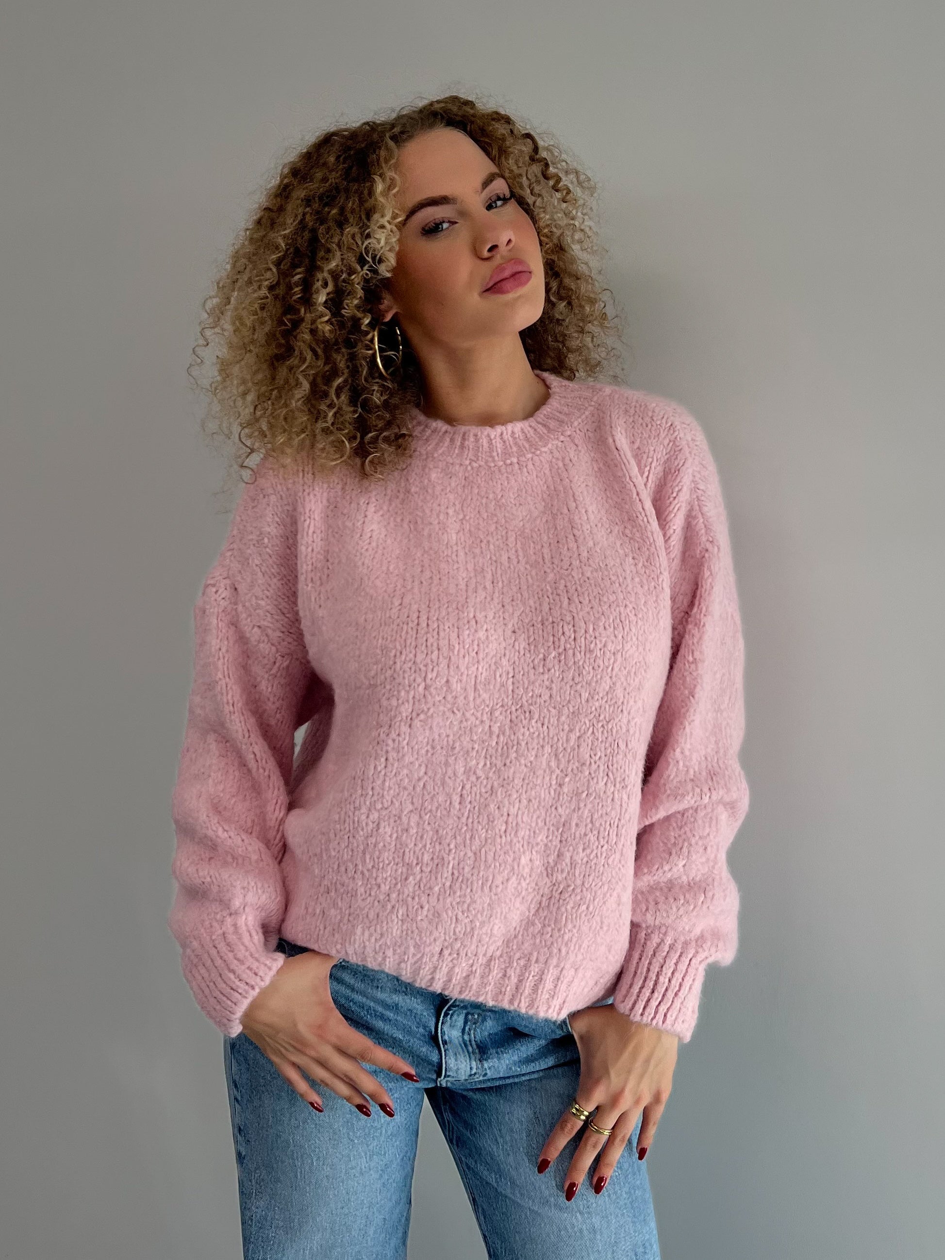BIG WOOL KNIT PINK 2.0