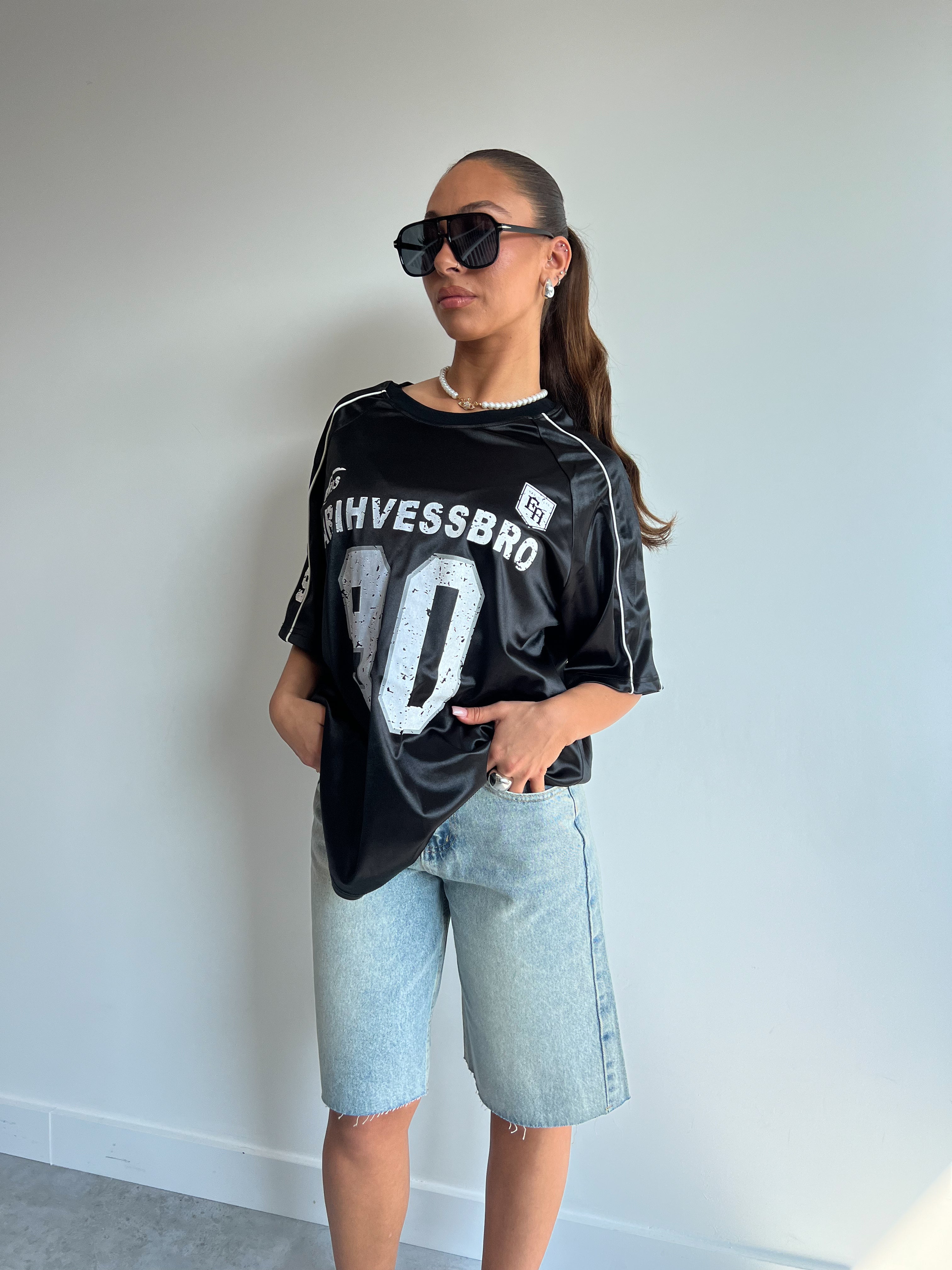 PREMIUM JERSEY BLACK/WHITE