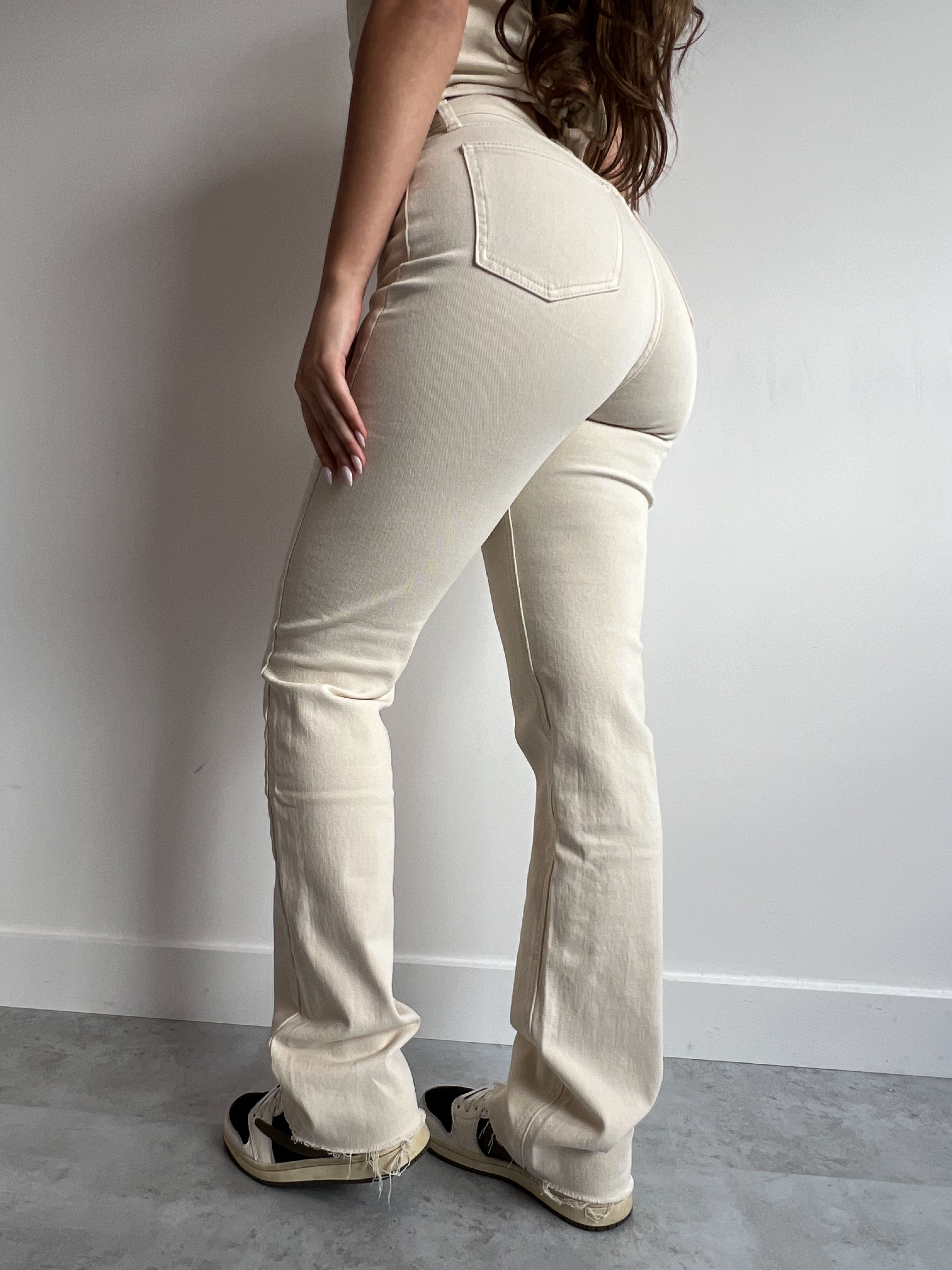 TALL STRAIGHT LEG BEIGE 2181