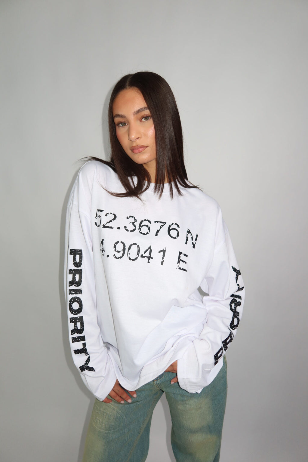 COÖRDINATES LONGSLEEVE WHITE