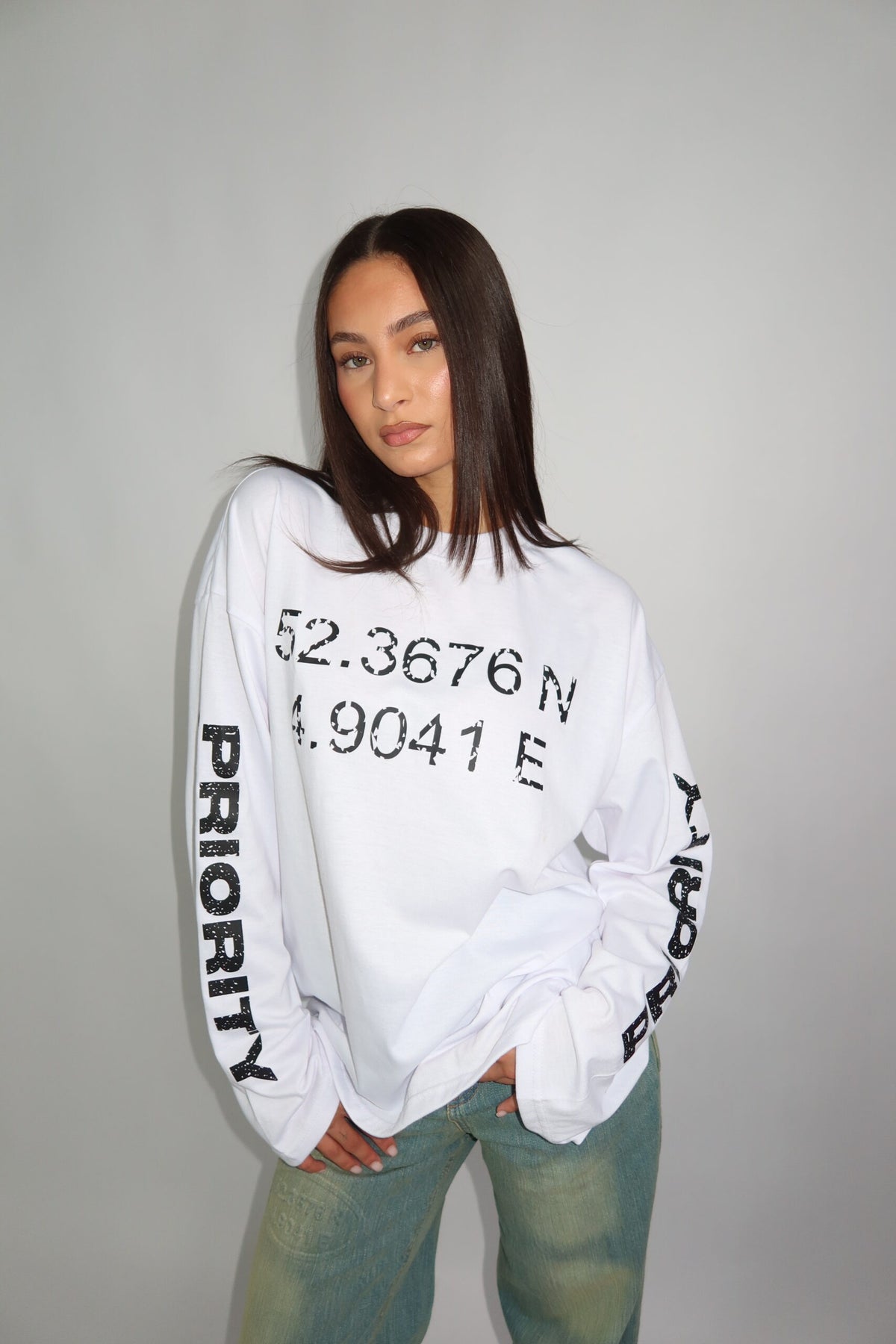 COÖRDINATES LONGSLEEVE WHITE