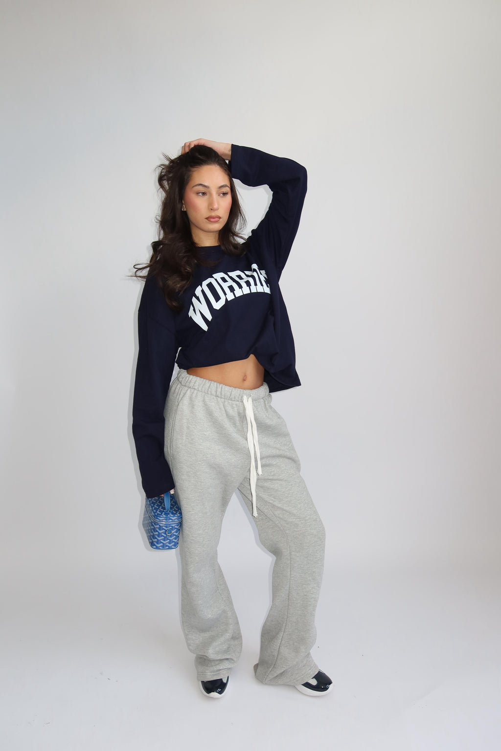 WORRIER LONGSLEEVE NAVY/WHITE PRE ORDER