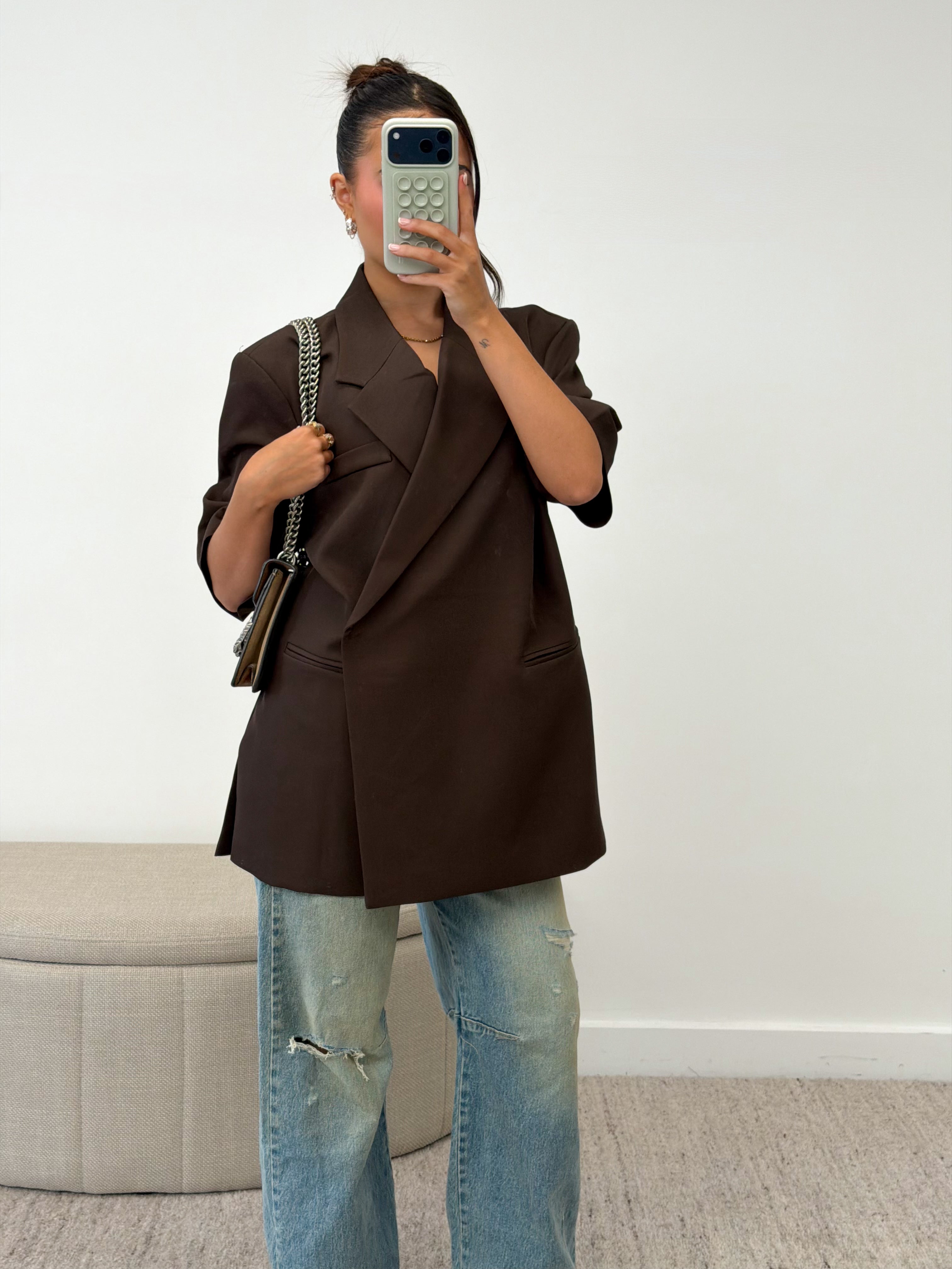 SUMMER BLAZER CHOCO