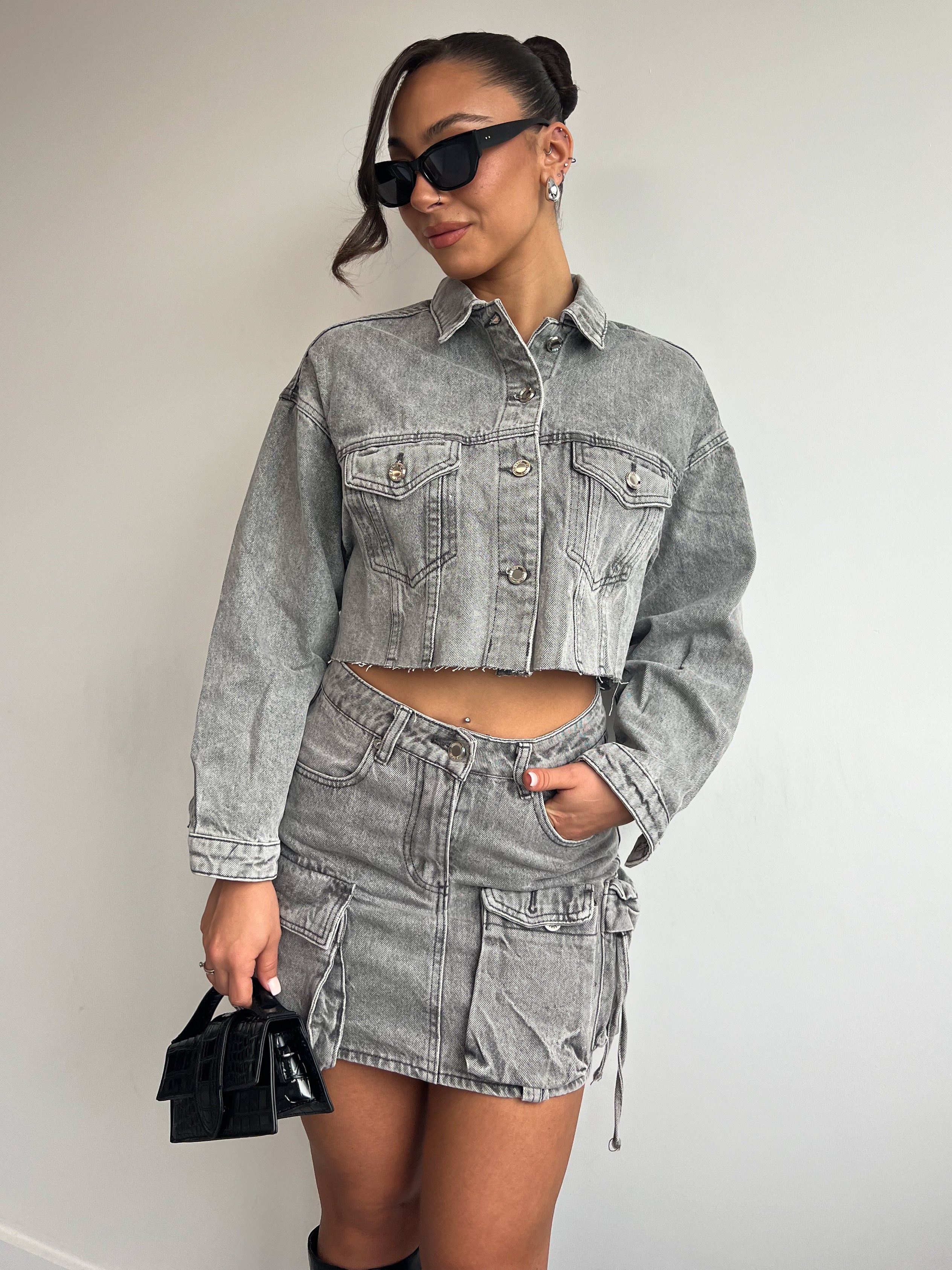 GREY DENIM JACKET