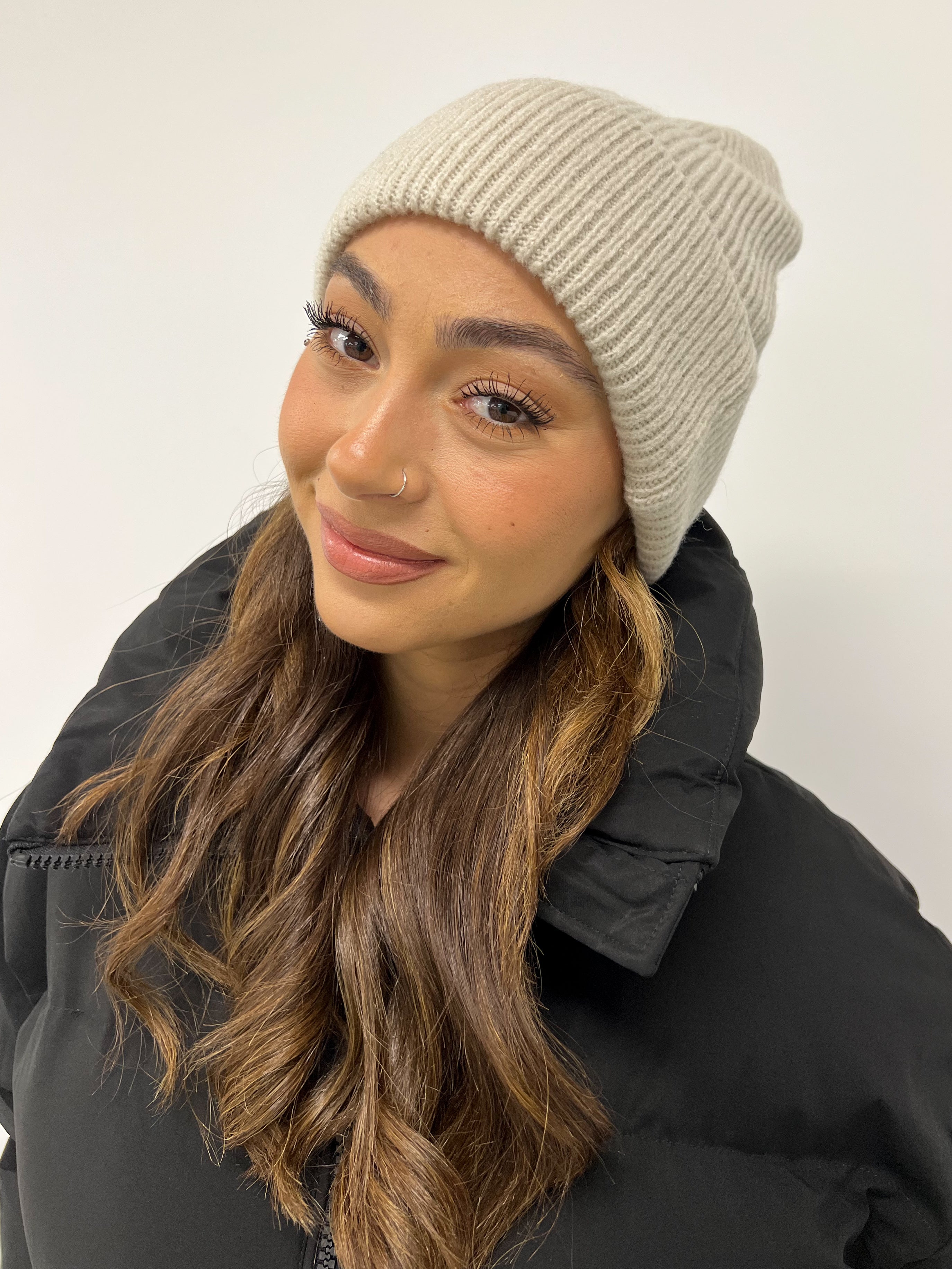 SOFT KNIT BEANIE BEIGE