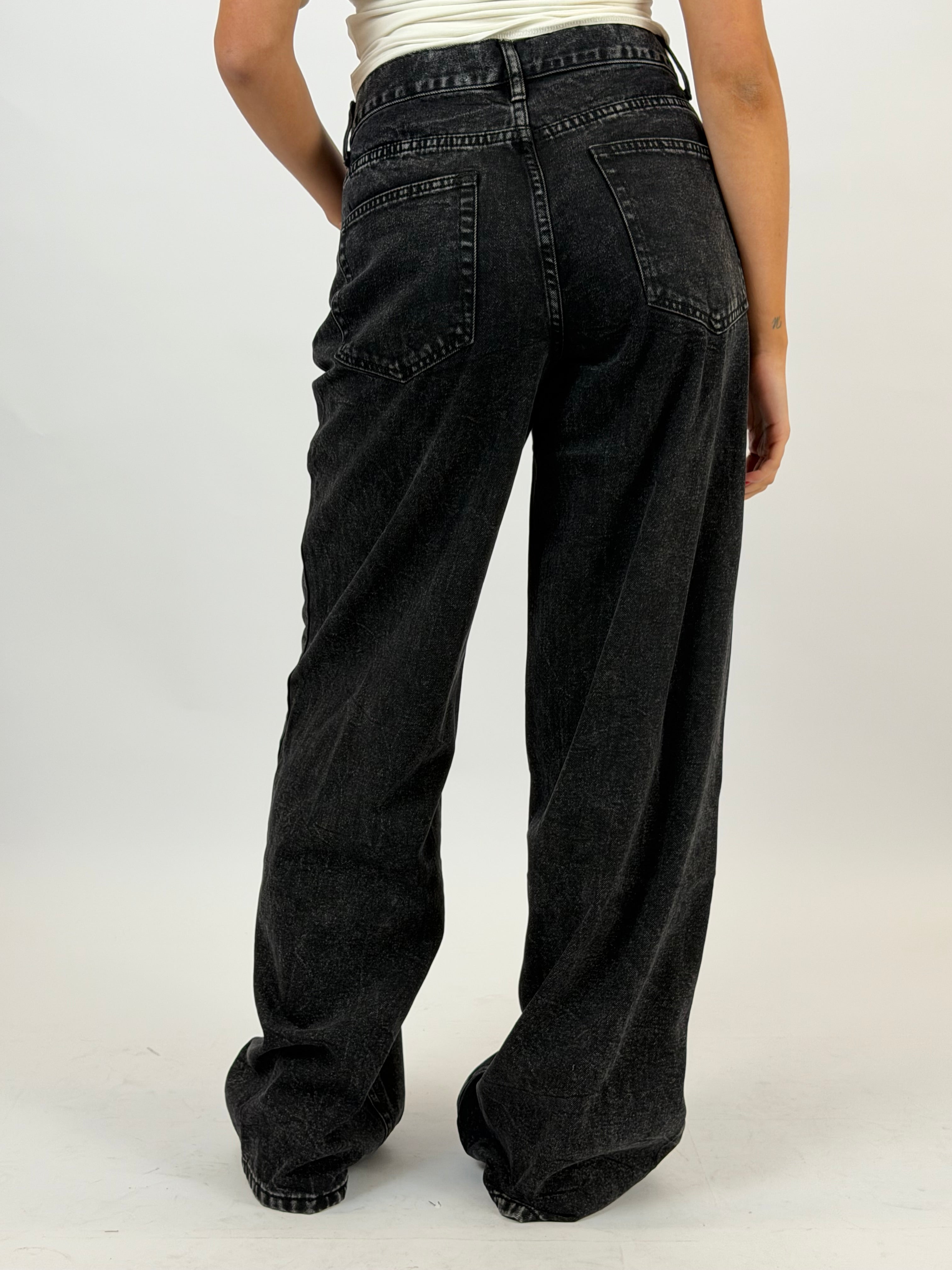 PERFECT WIDE LEG BLACK