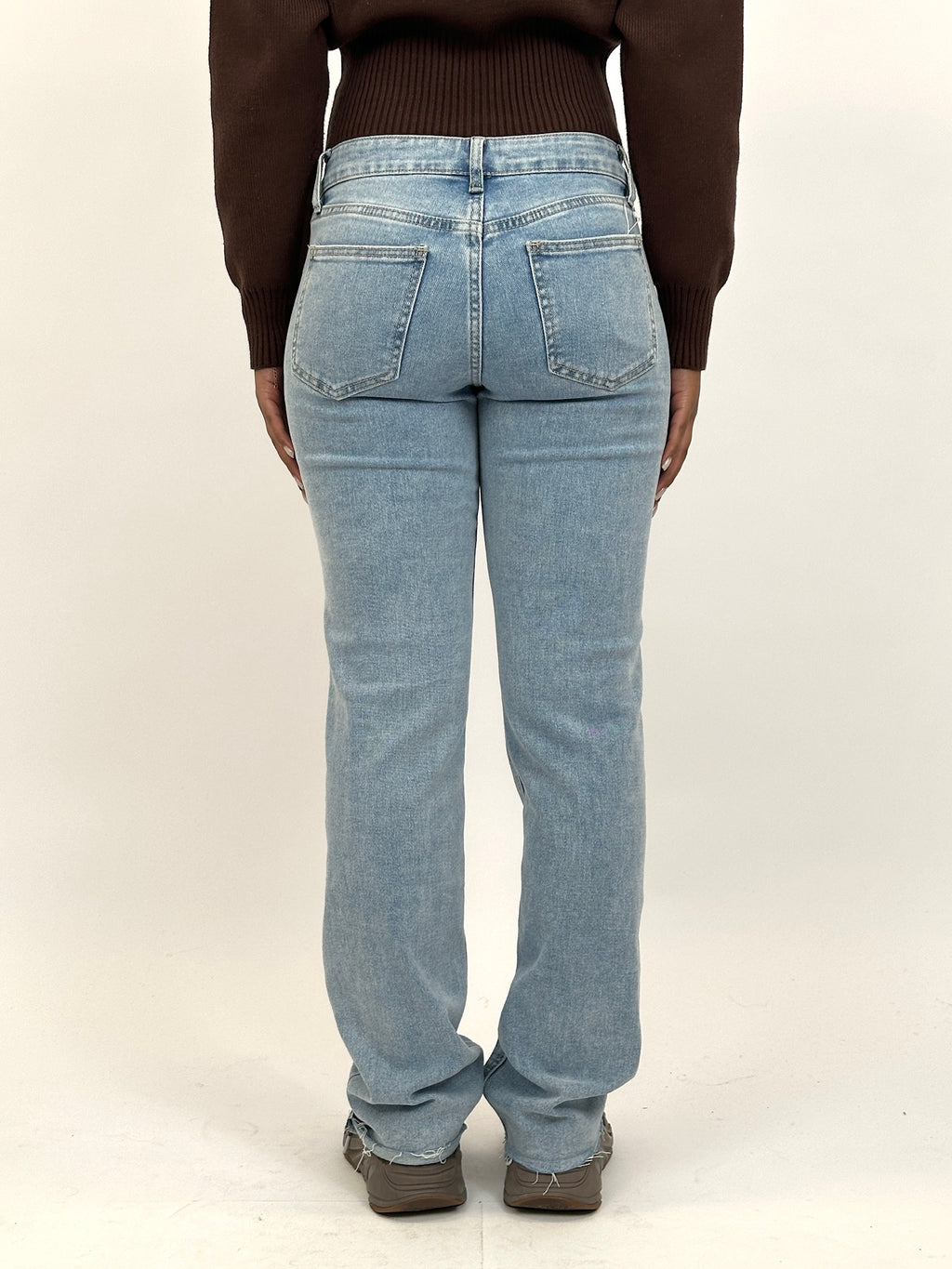 LOW WAIST STRETCH STRAIGHT LEG