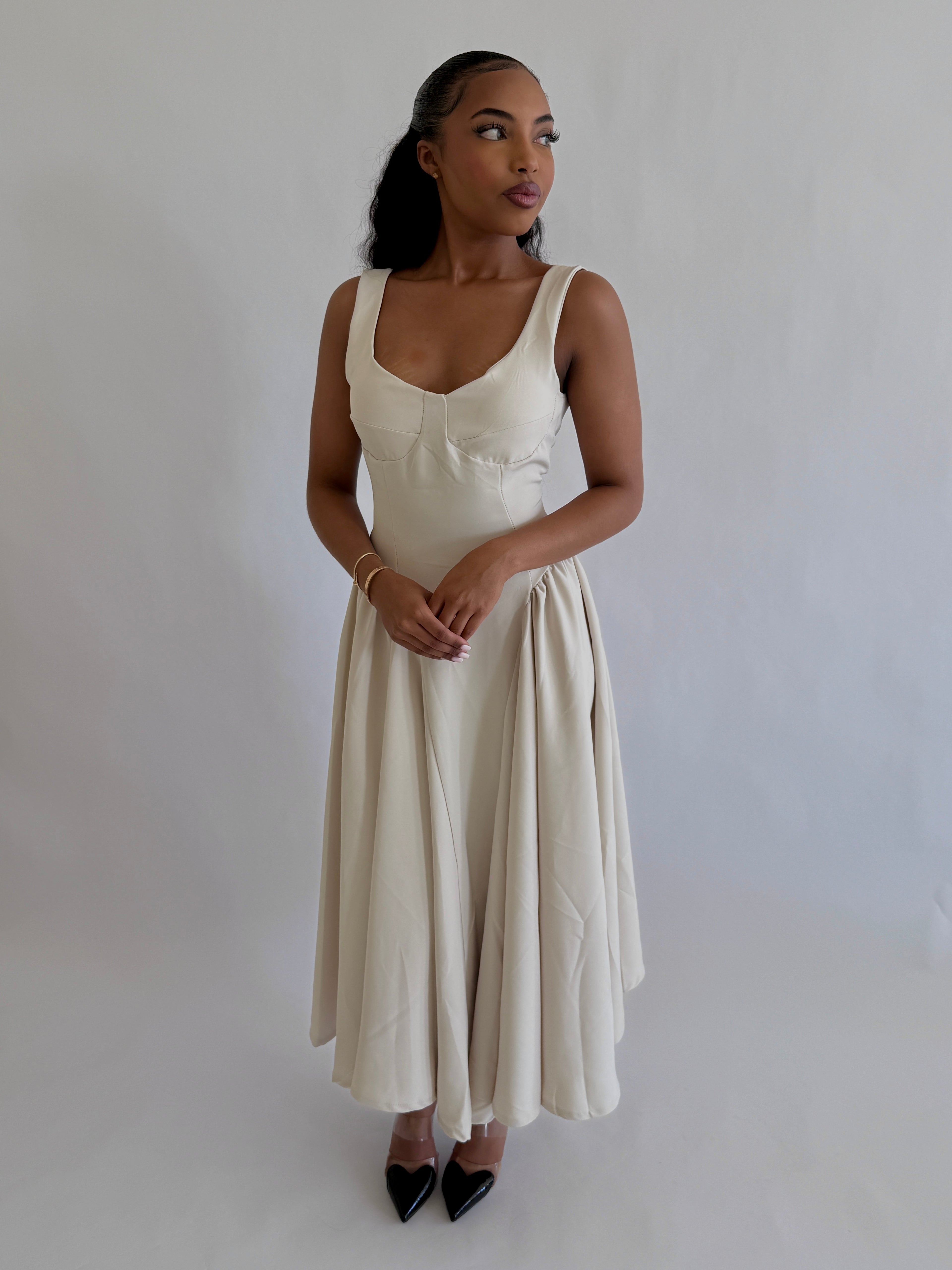 BALLERINA DRESS BEIGE