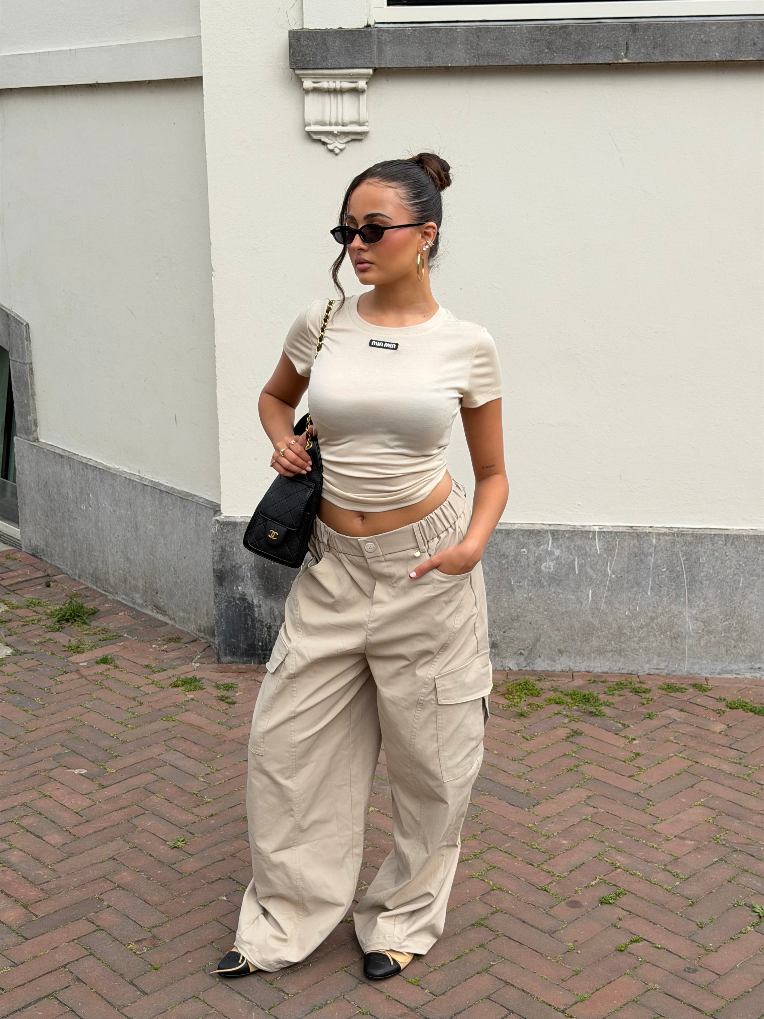 PREMIUM CARGO PANTALON BEIGE