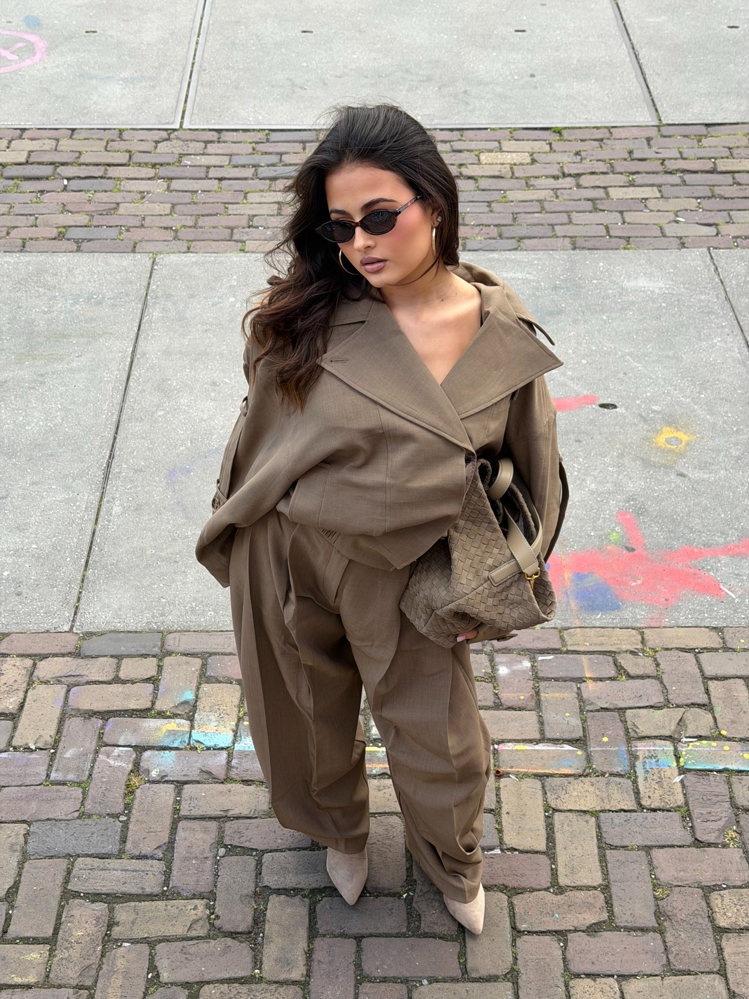 SUMMER JACKET BROWN MELANGE