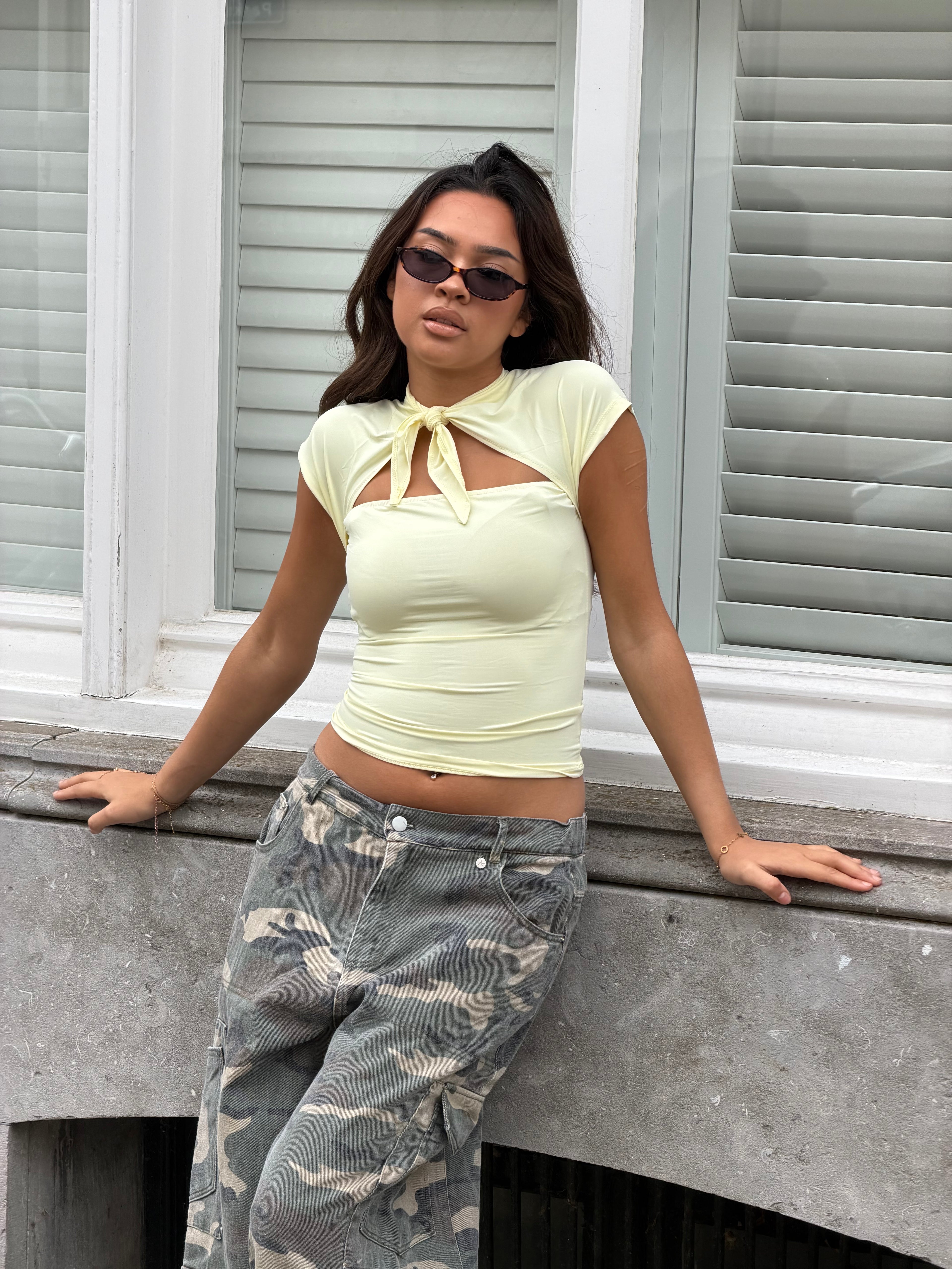 BROOKE TOP YELLOW