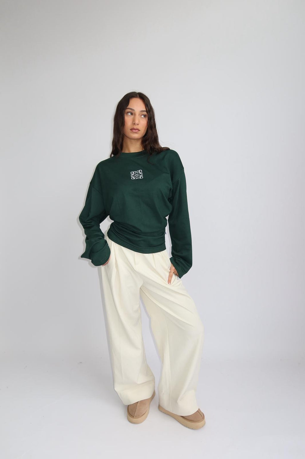 PRIORITY SNATCHED LONGSLEEVE GREEN