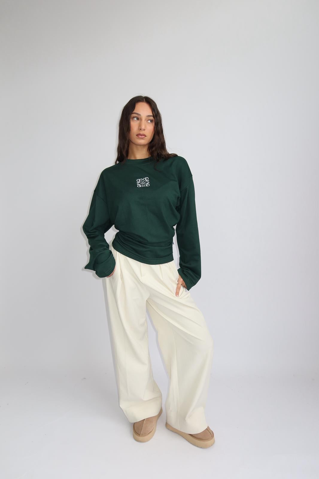 PRIORITY SNATCHED LONGSLEEVE GREEN