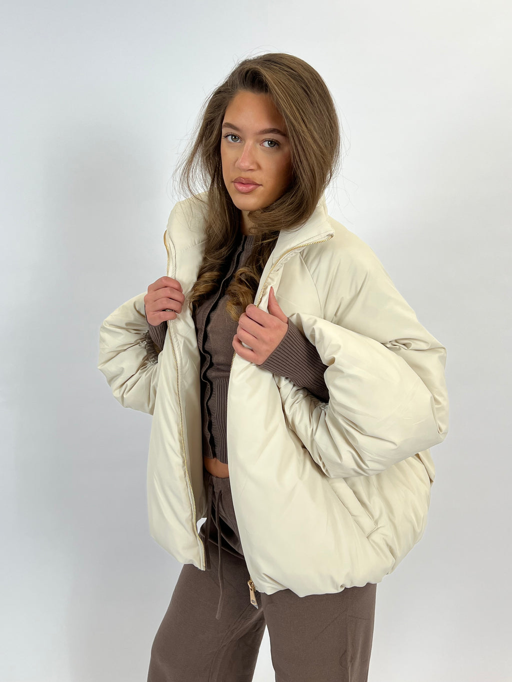 PUFFY DAWN JACKET BEIGE