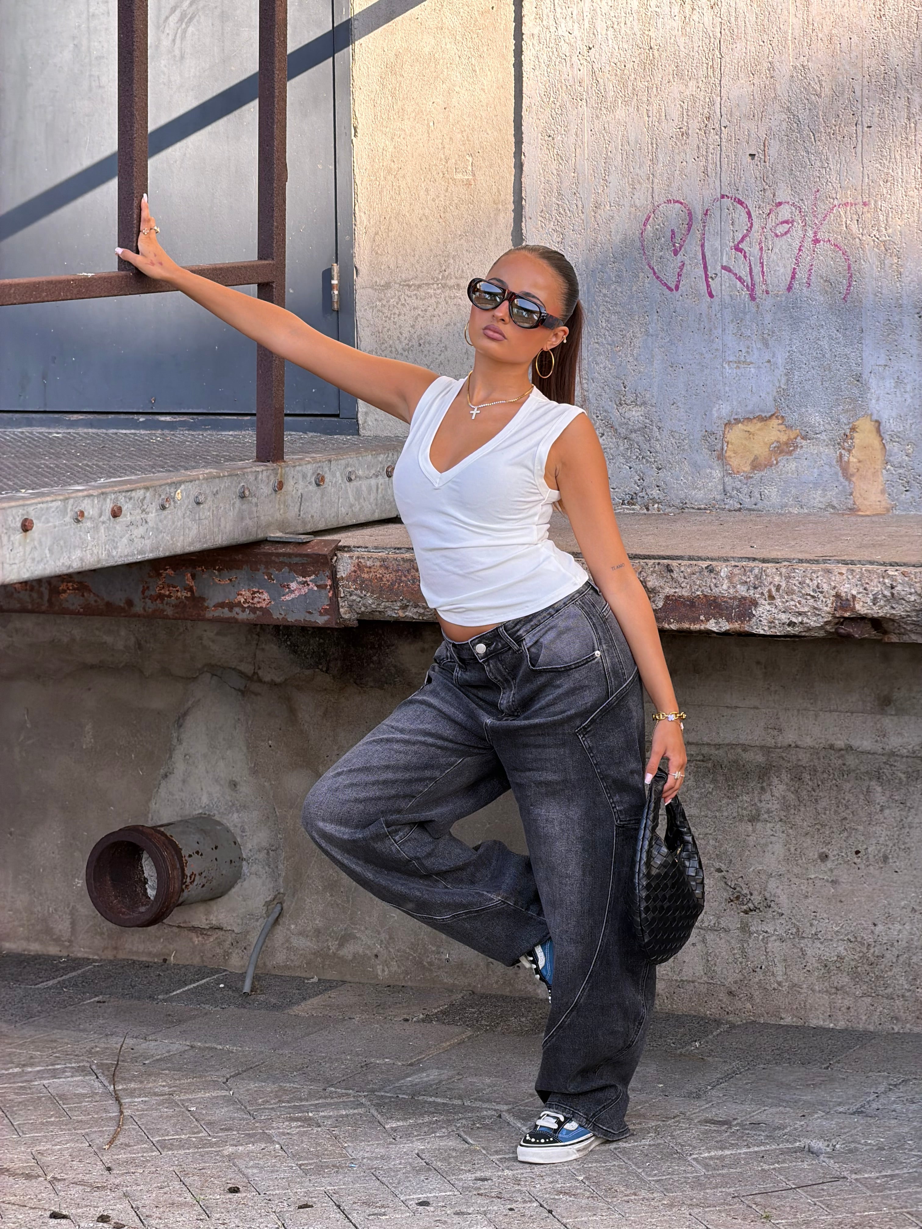 BIANCA BALLOON JEANS BLACK