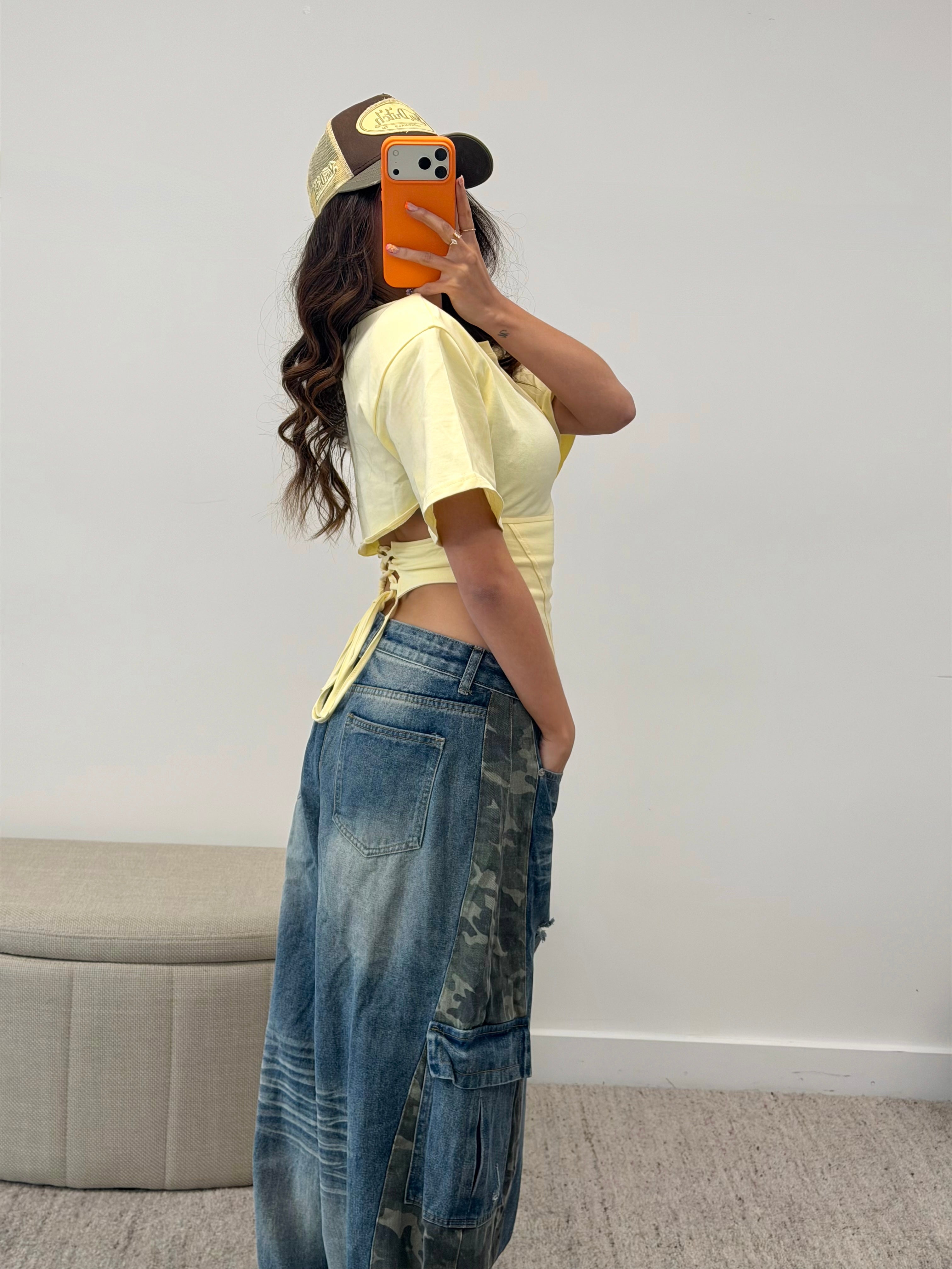 CORSET TEE YELLOW