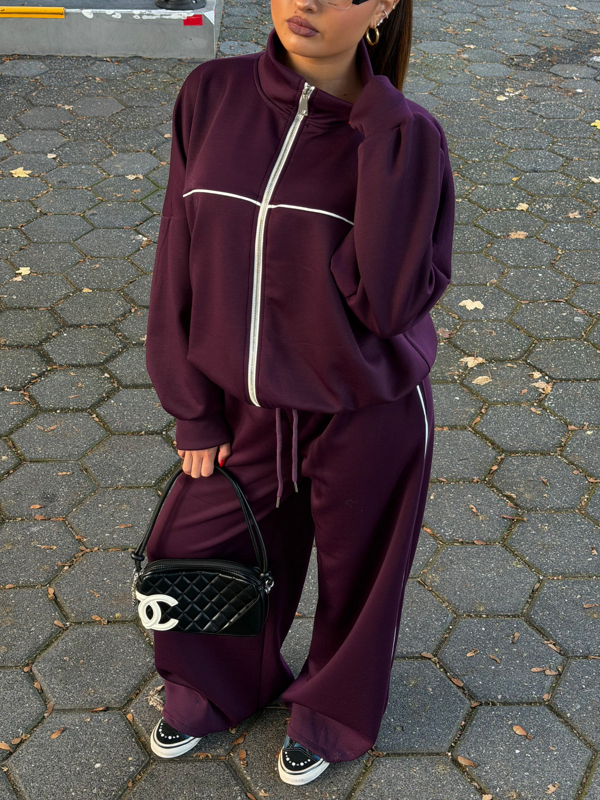 MILA JOGGER SET PLUM