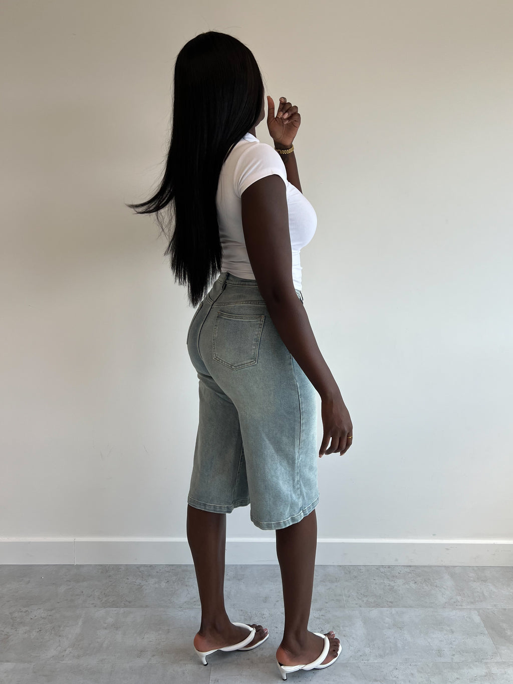 SUPER STRETCH FITTED JORT