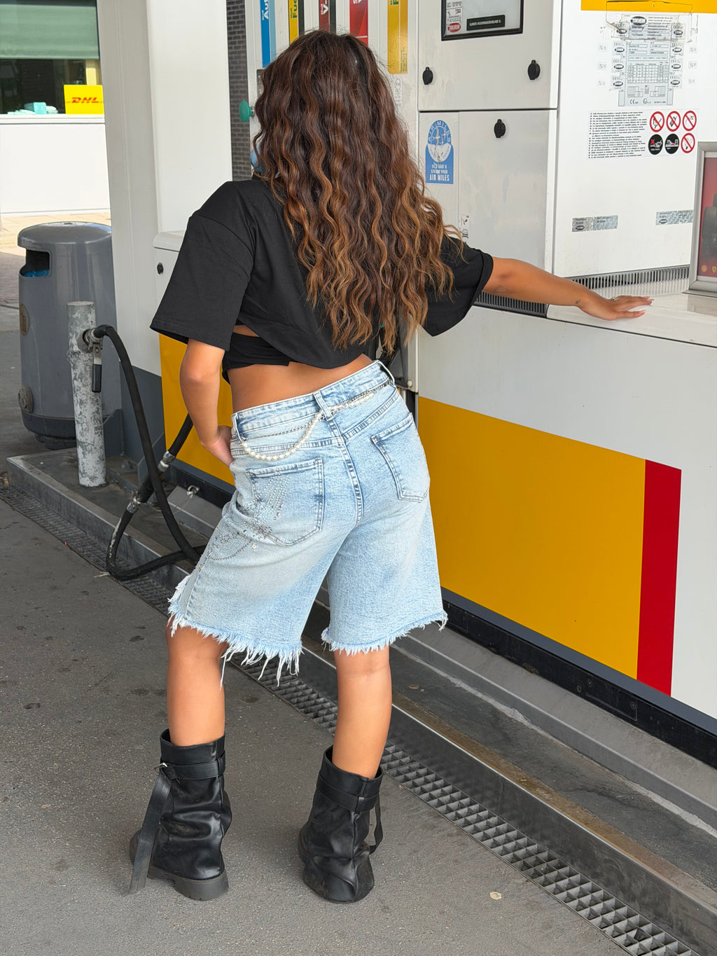 CORSET TEE BLACK