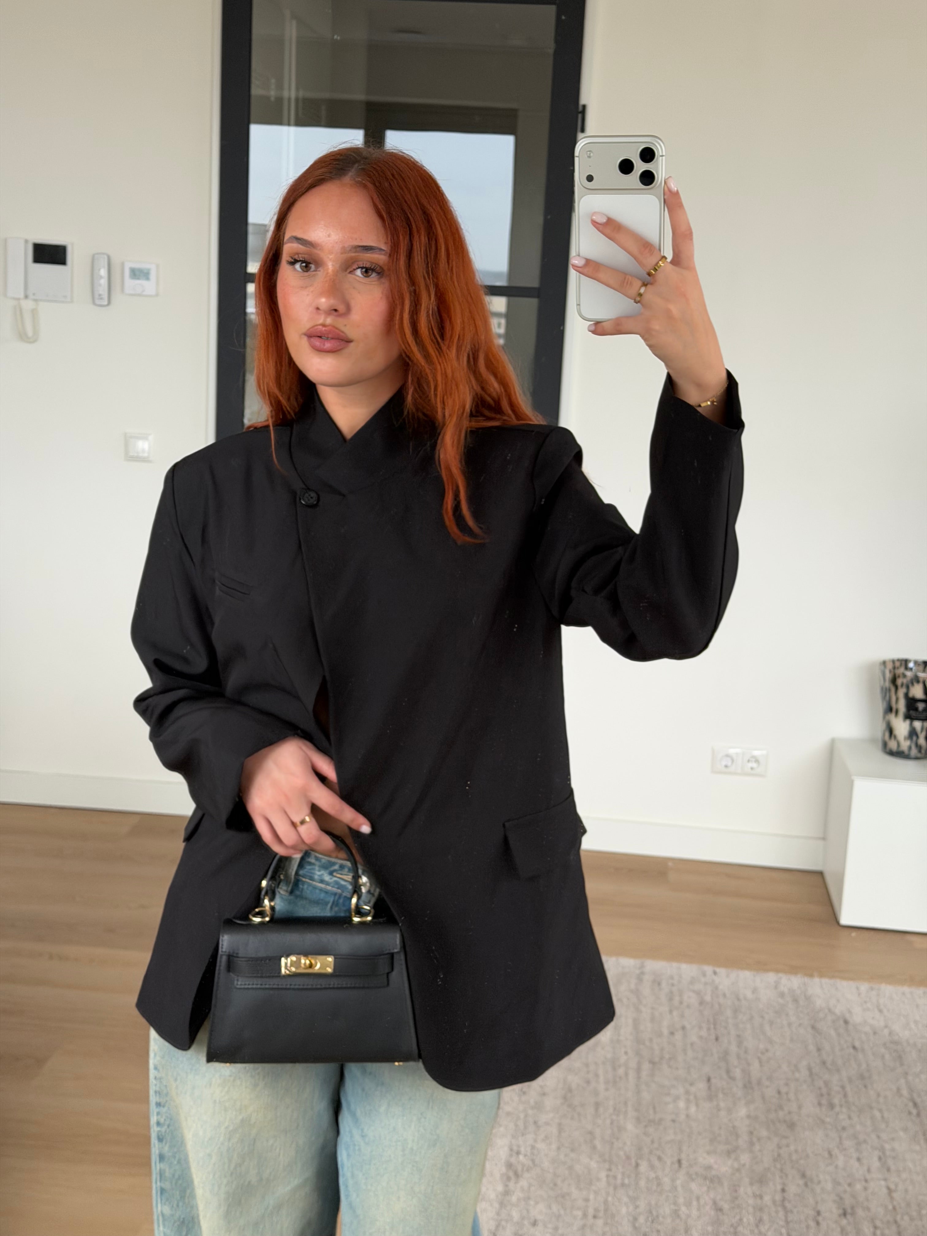 NINA BLAZER BLACK