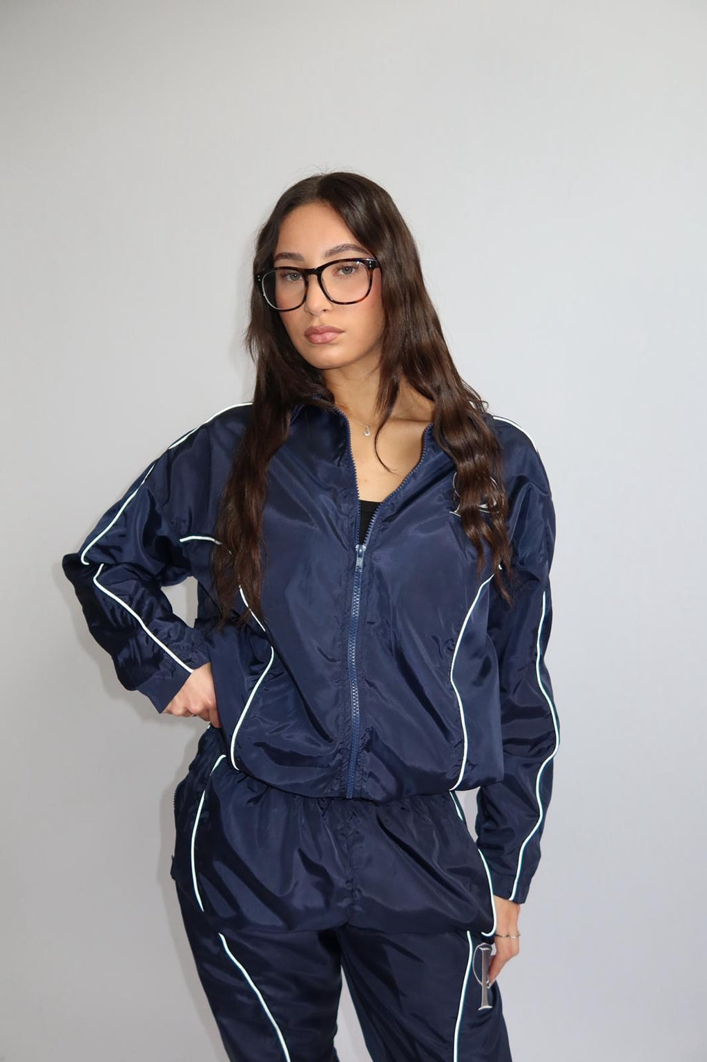 PREMIUM PRIORITY WINDBREAKER TRACKSUIT NAVY