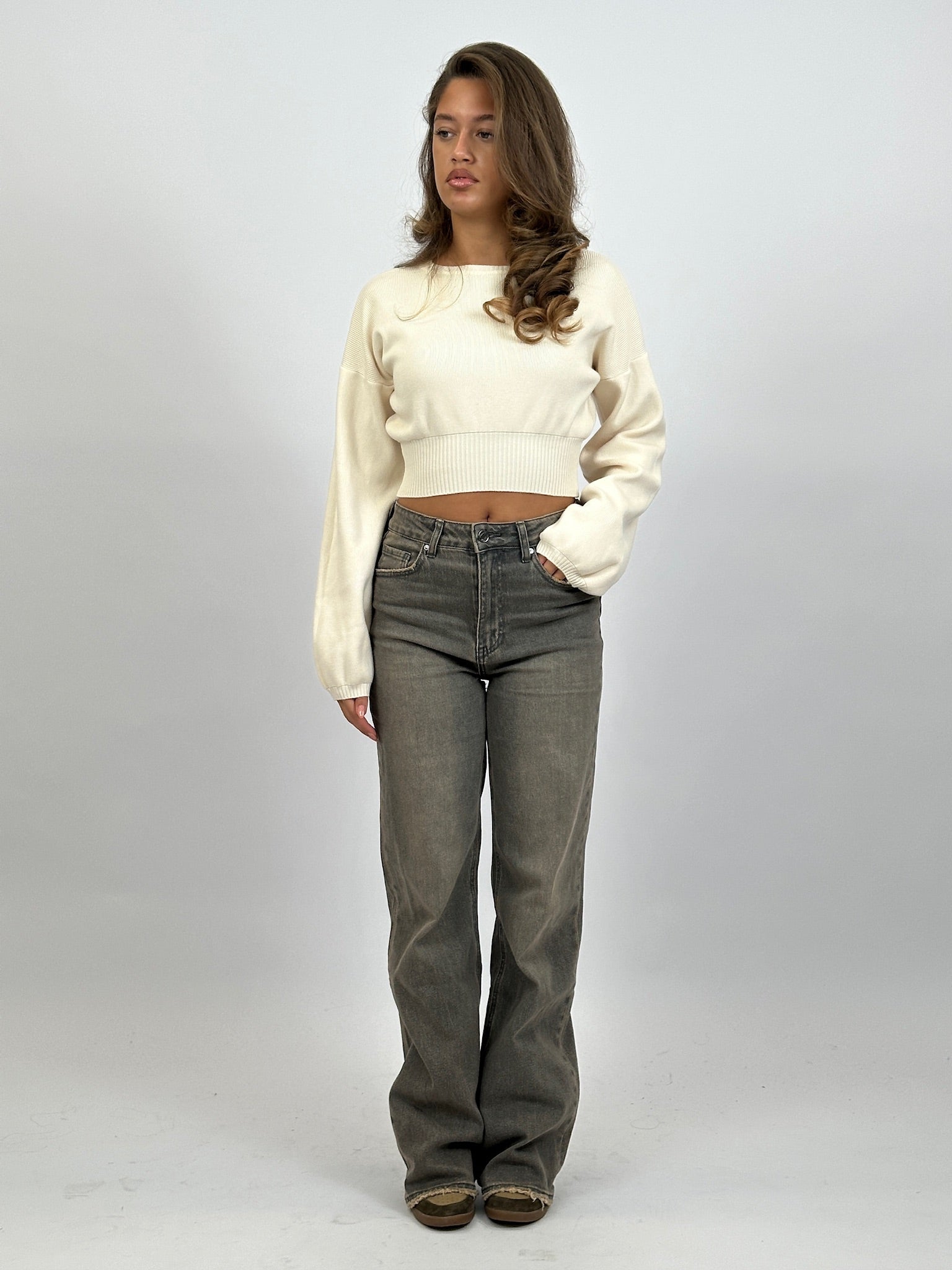 3755 VINTAGE BROWN TALL JEANS