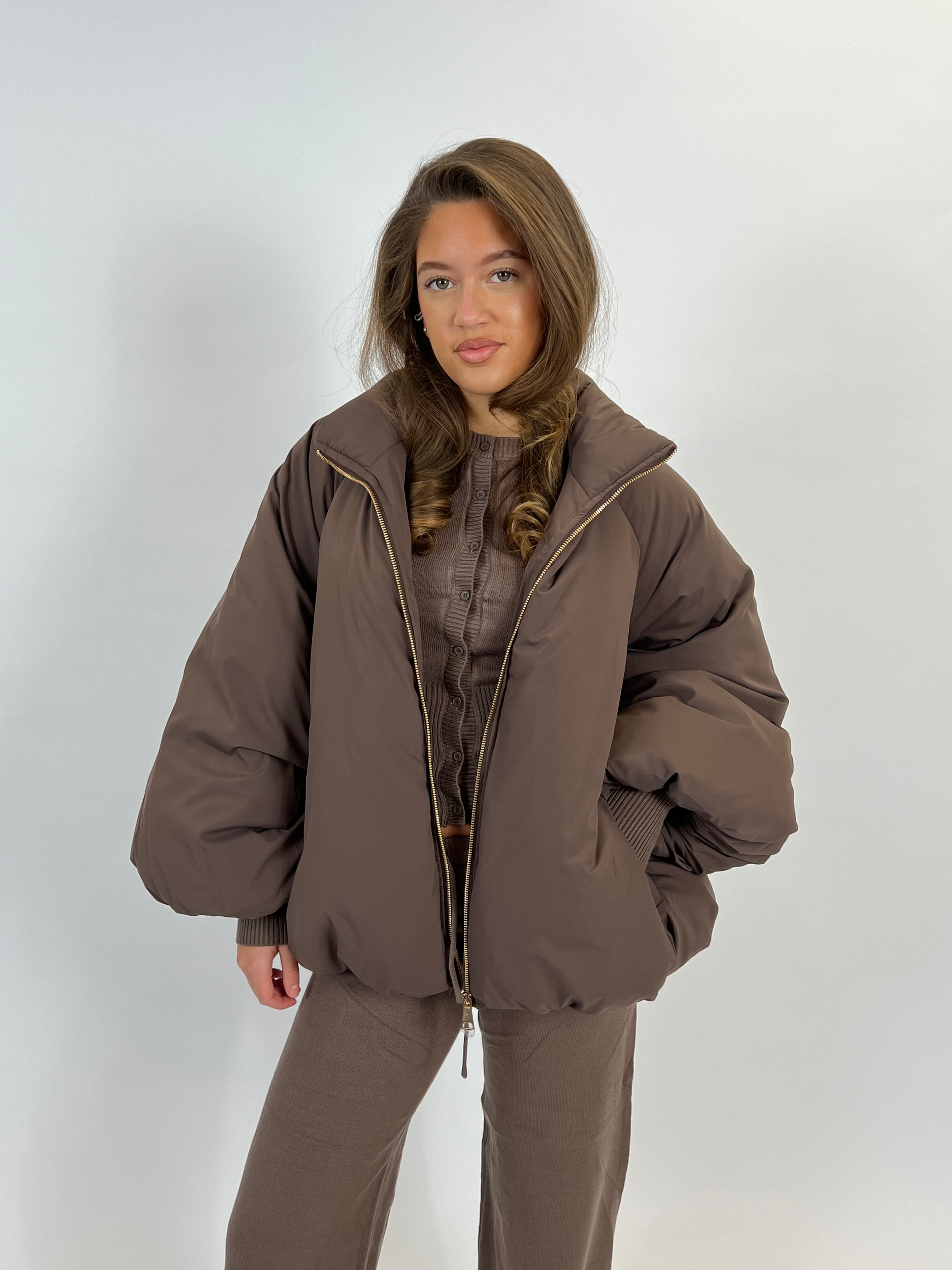 PUFFY DAWN JACKET TAUPE