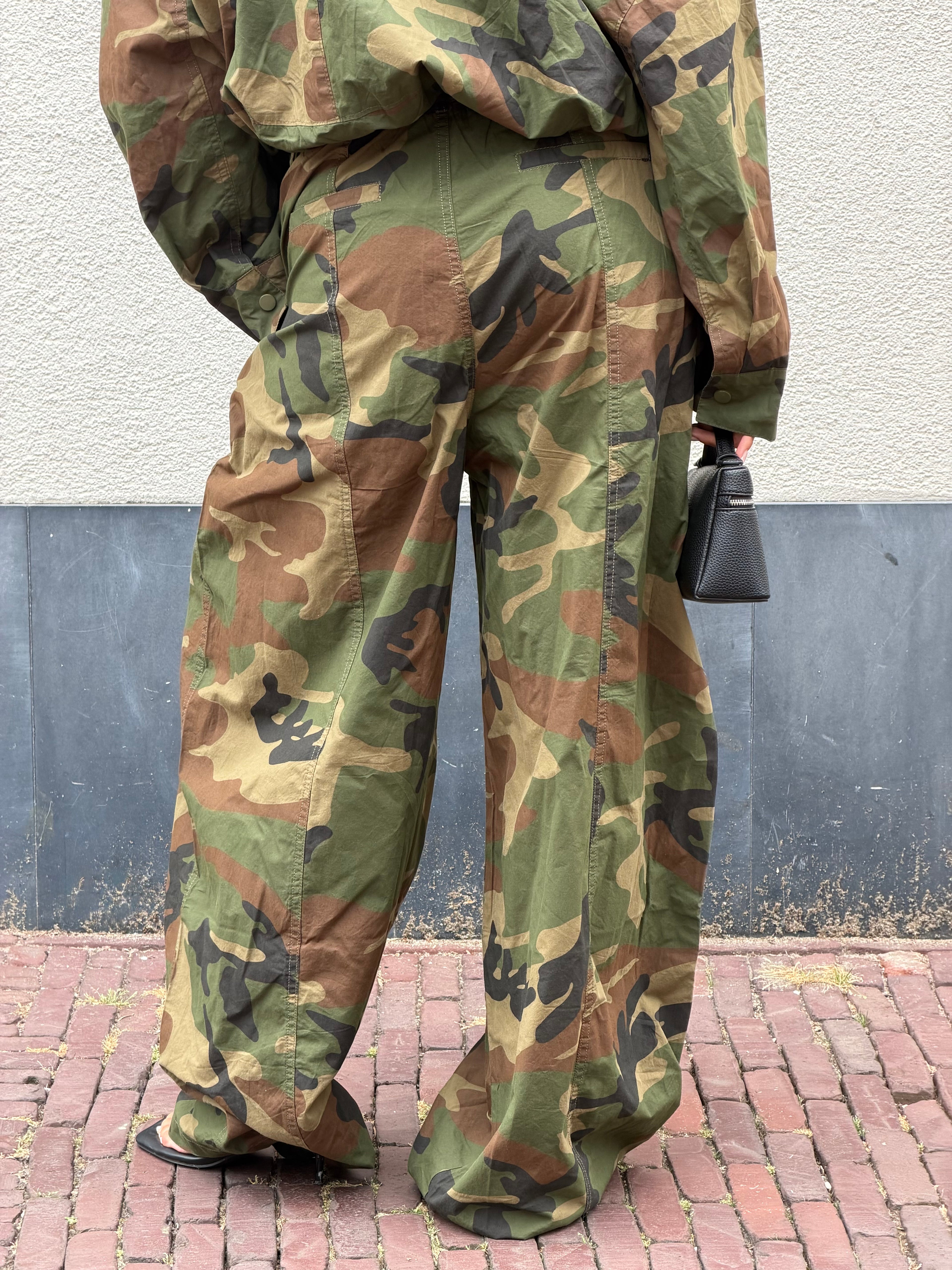 CAMO WINDBREAKER PANTS