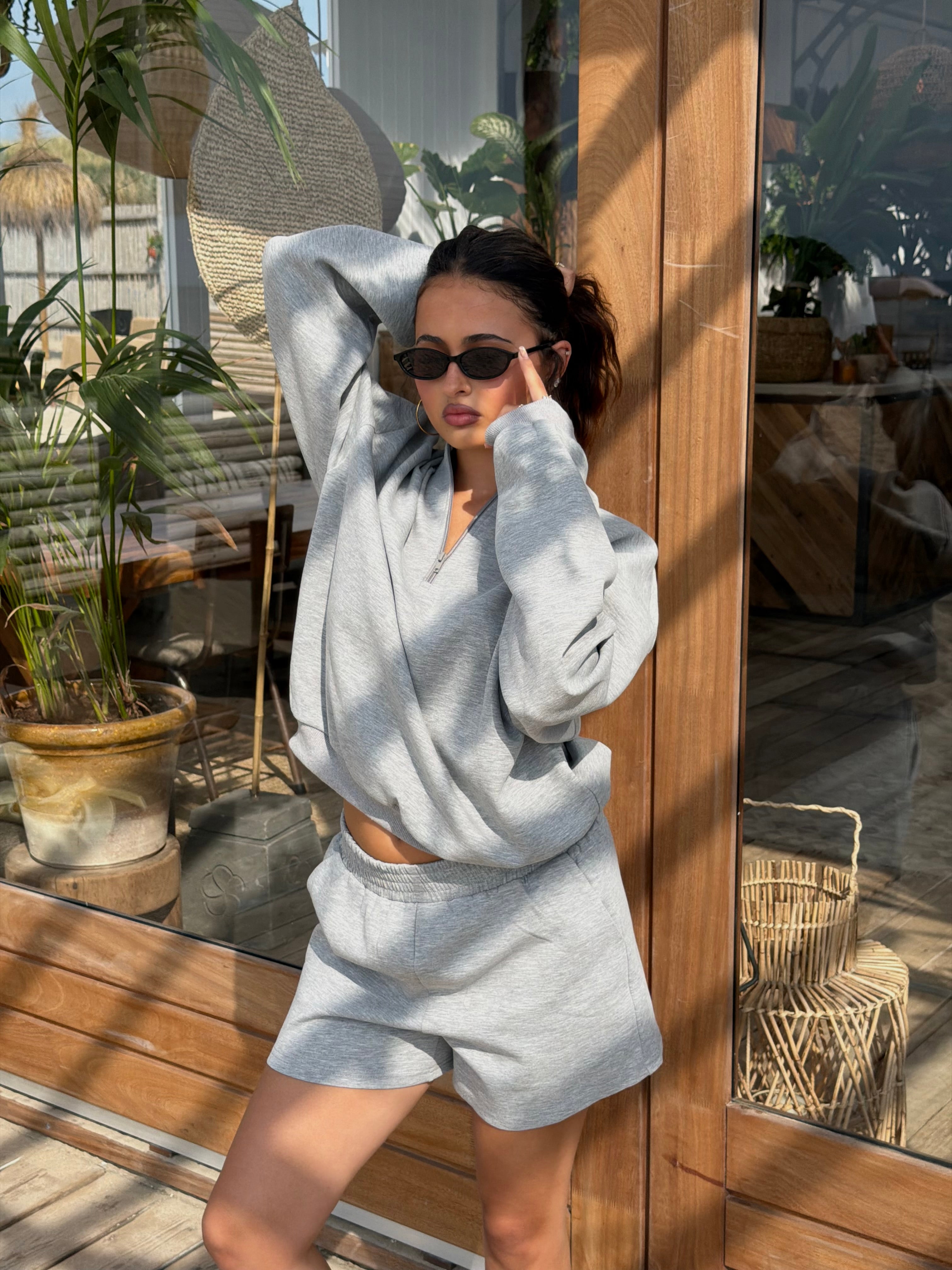 BRIANNA CHILL SET GREY