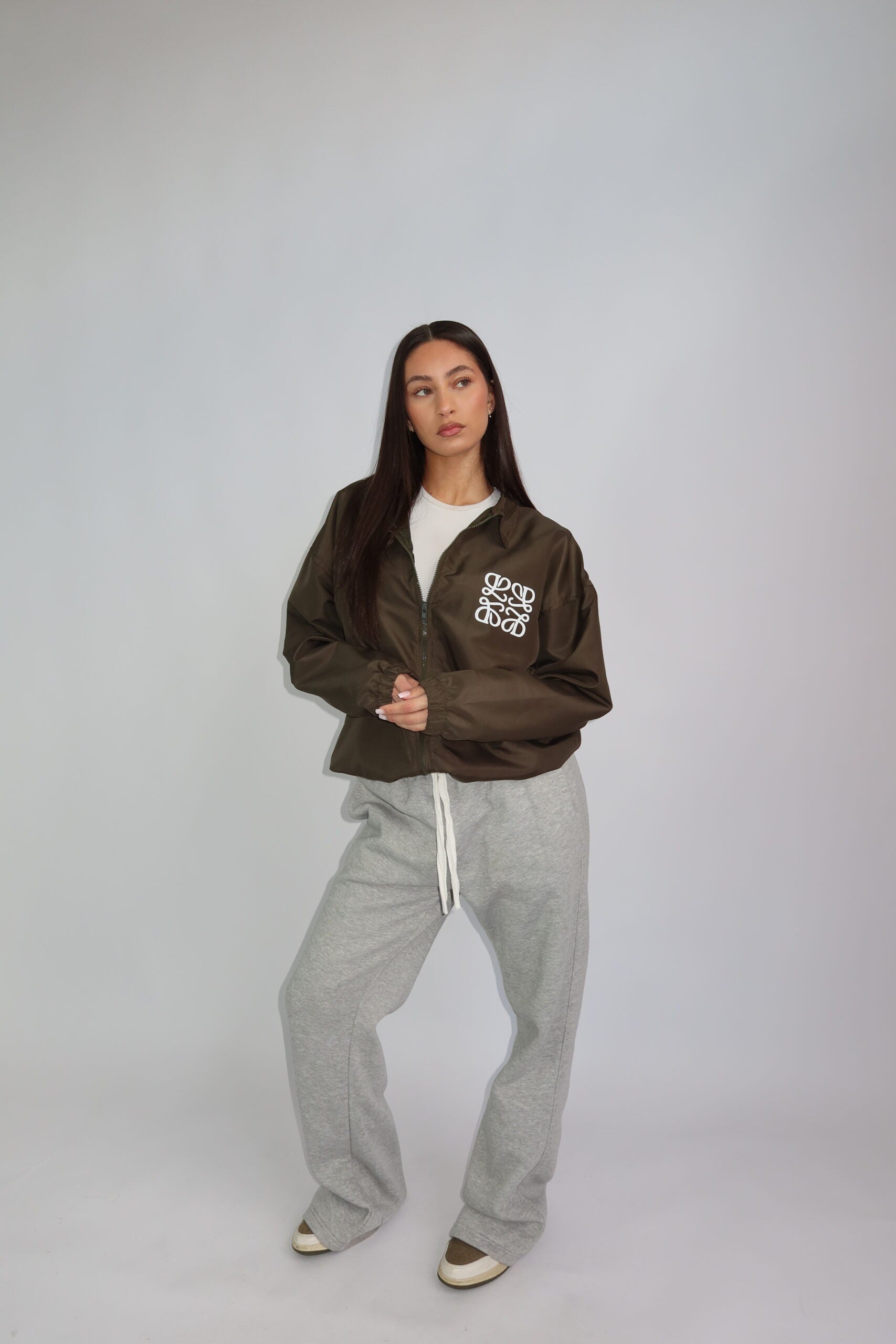 WHITE TIE JOGGER GREY