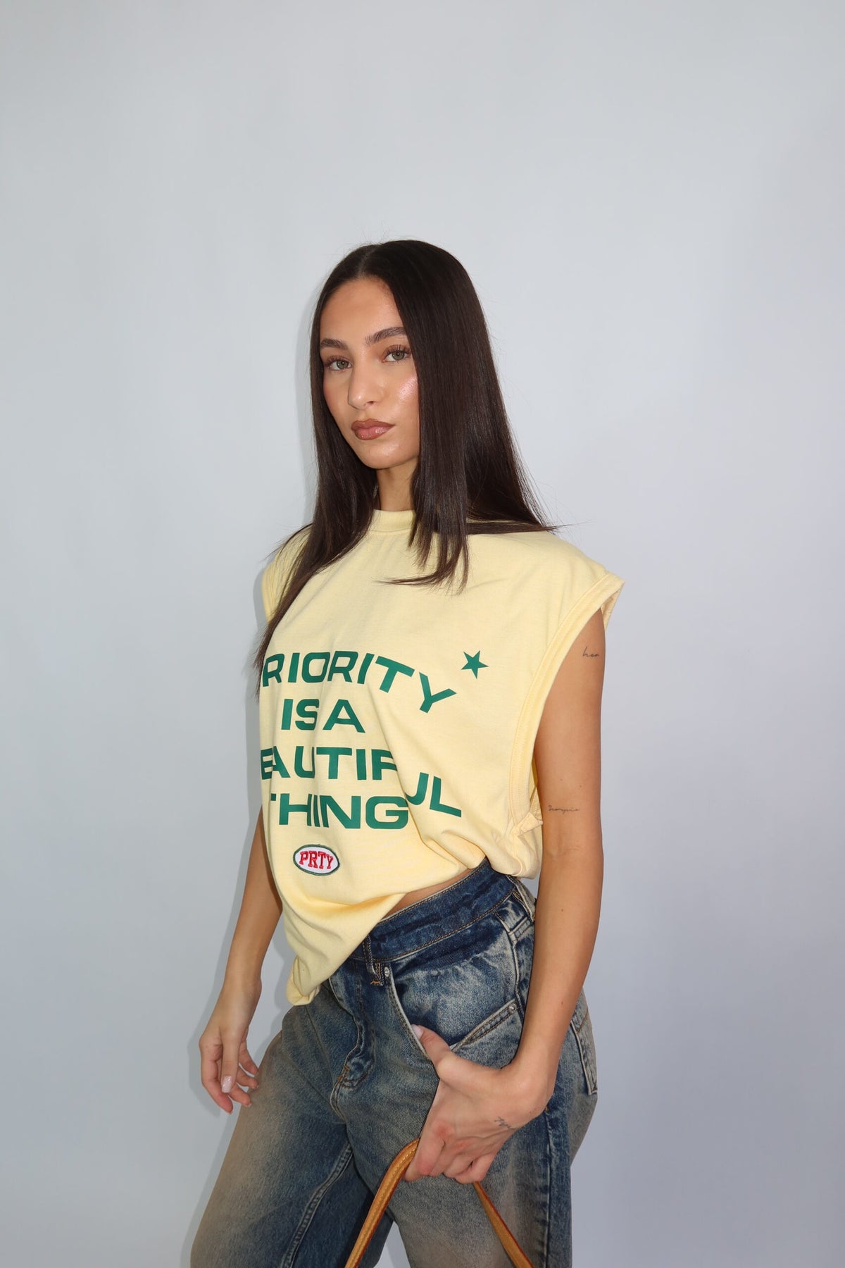 PRIORITY STAR TANK YELLOW