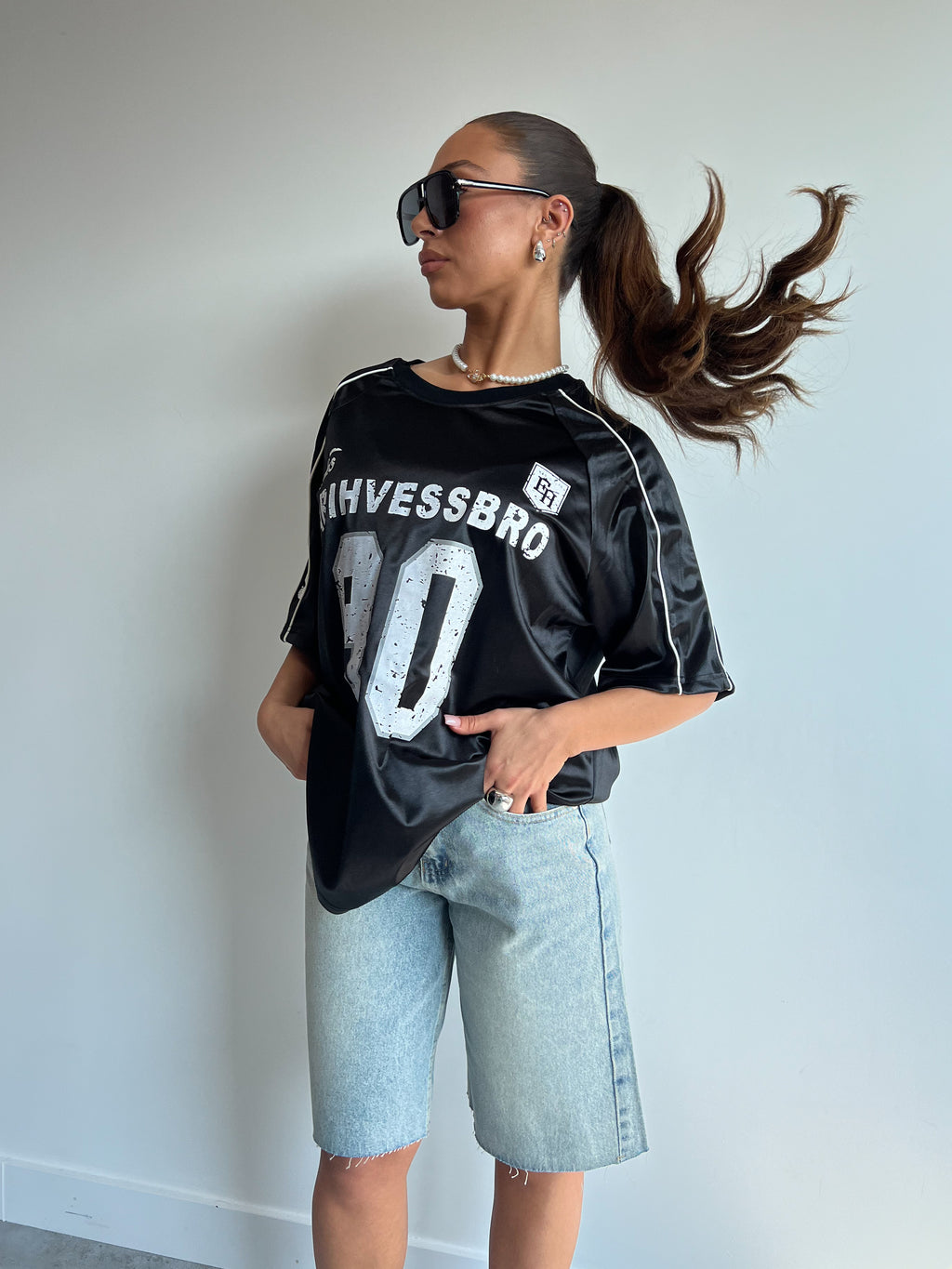 PREMIUM JERSEY BLACK/WHITE